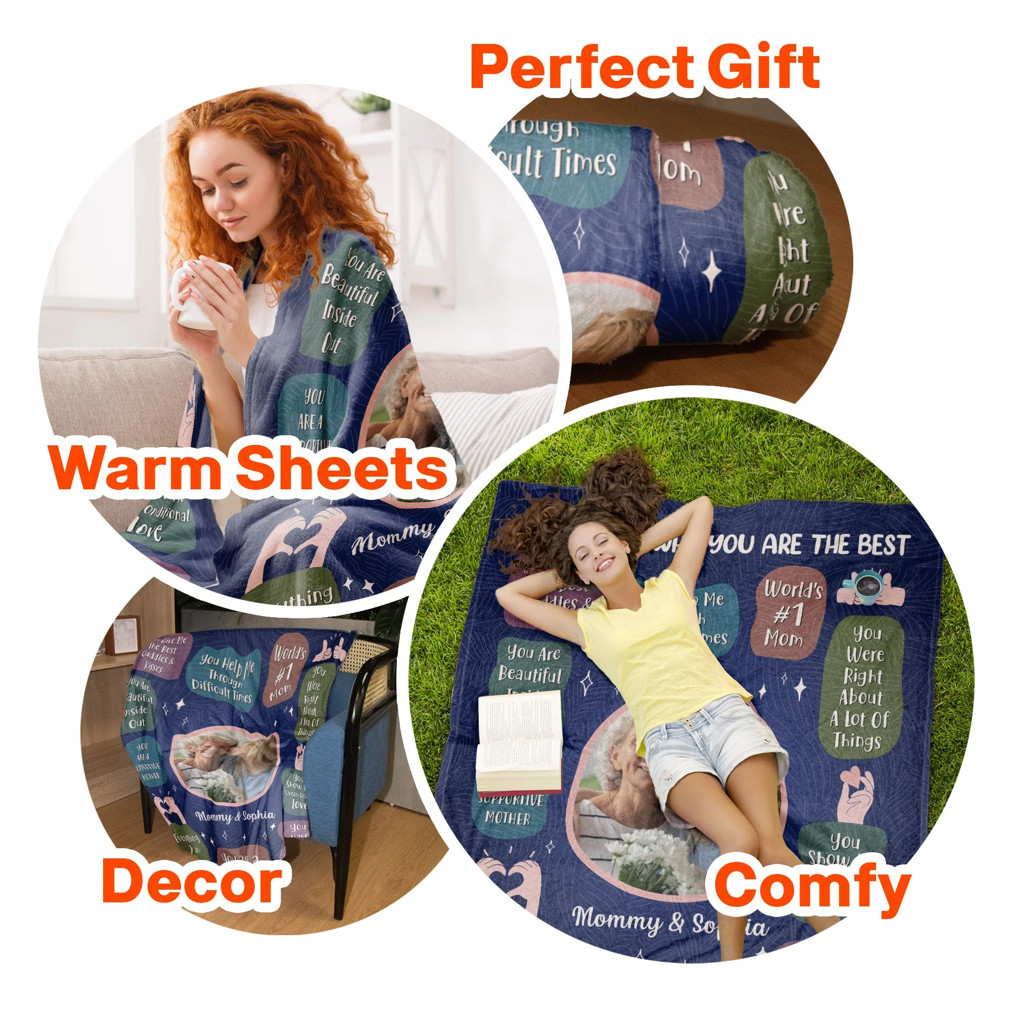 10 Reasons Why Mom Is The Best - Personalized Blanket - Image 7
