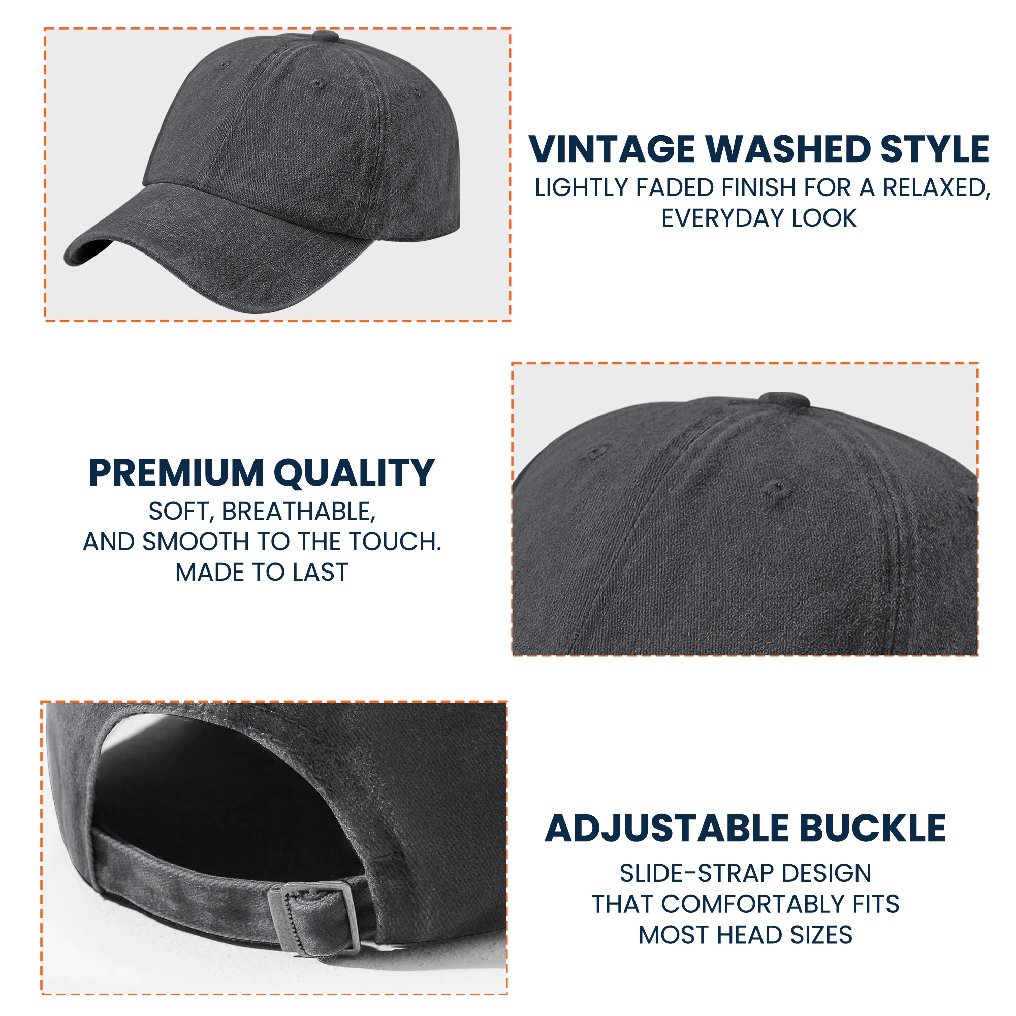 100 Years Route 66 250 Years USA - Personalized Distressed Denim Cap - Image 6