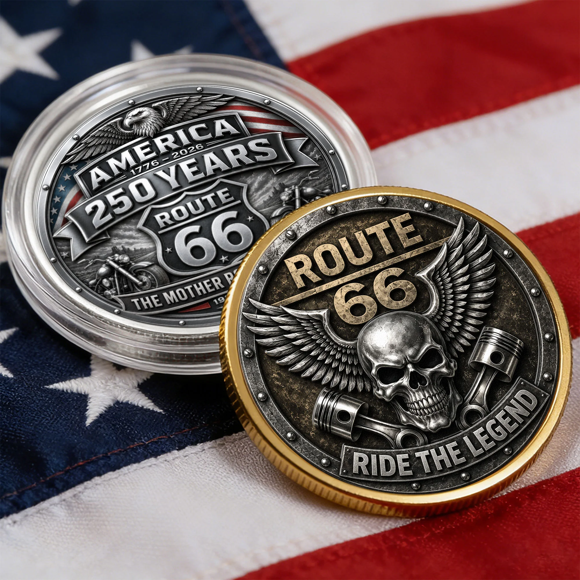 100 Years The Mother Road Of America - Personalized Coin - Image 6