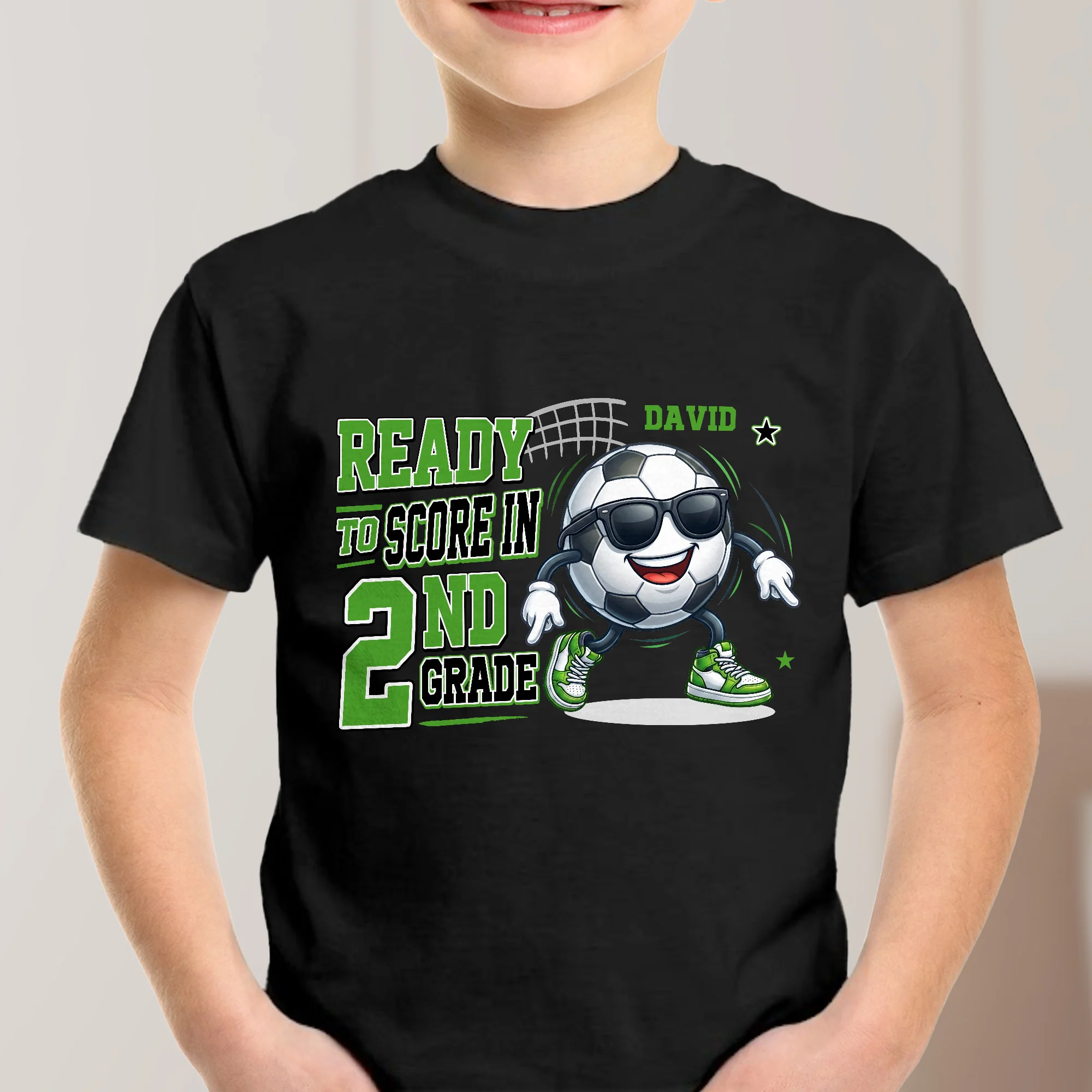 1st, 2nd Grade Game On Gift For Back To School, Soccer Kids - Personalized Shirt - Image 3
