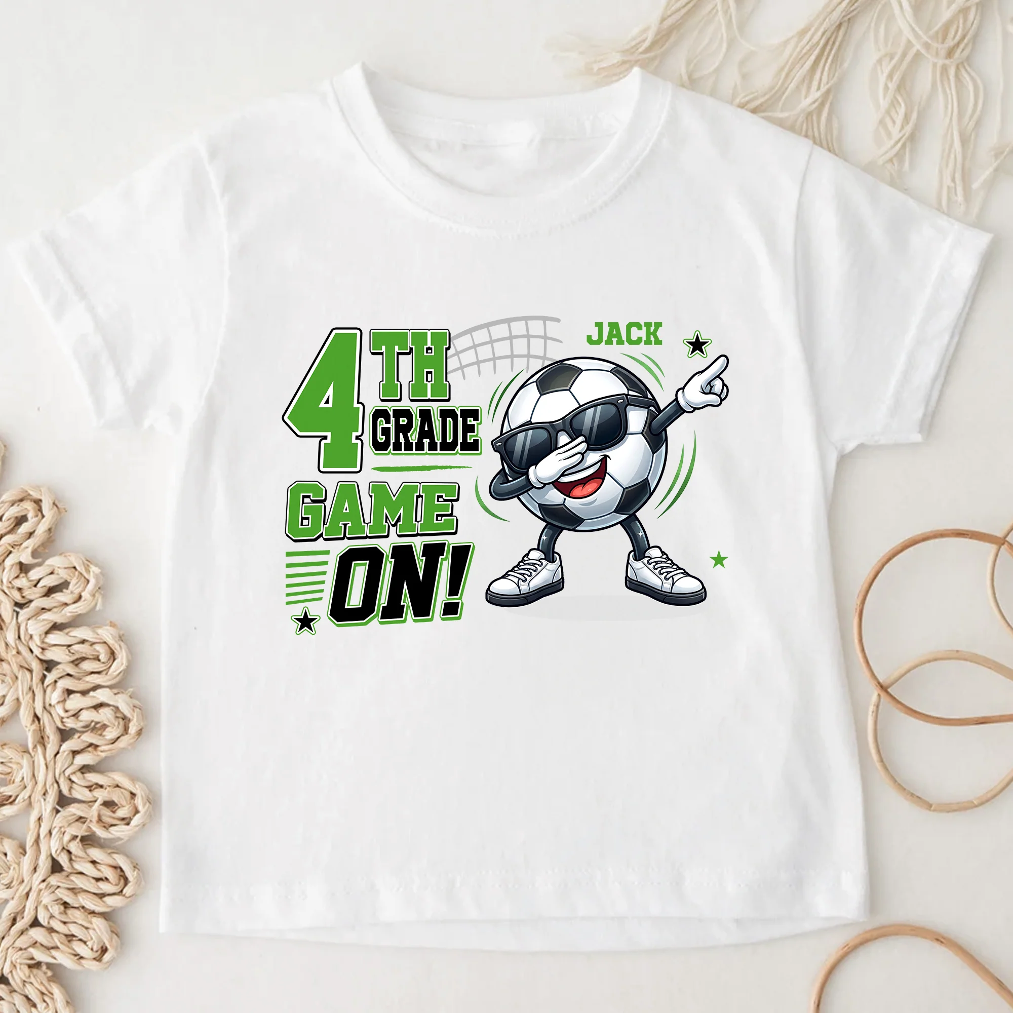 1st, 2nd Grade Game On Gift For Back To School, Soccer Kids - Personalized Shirt - Image 4