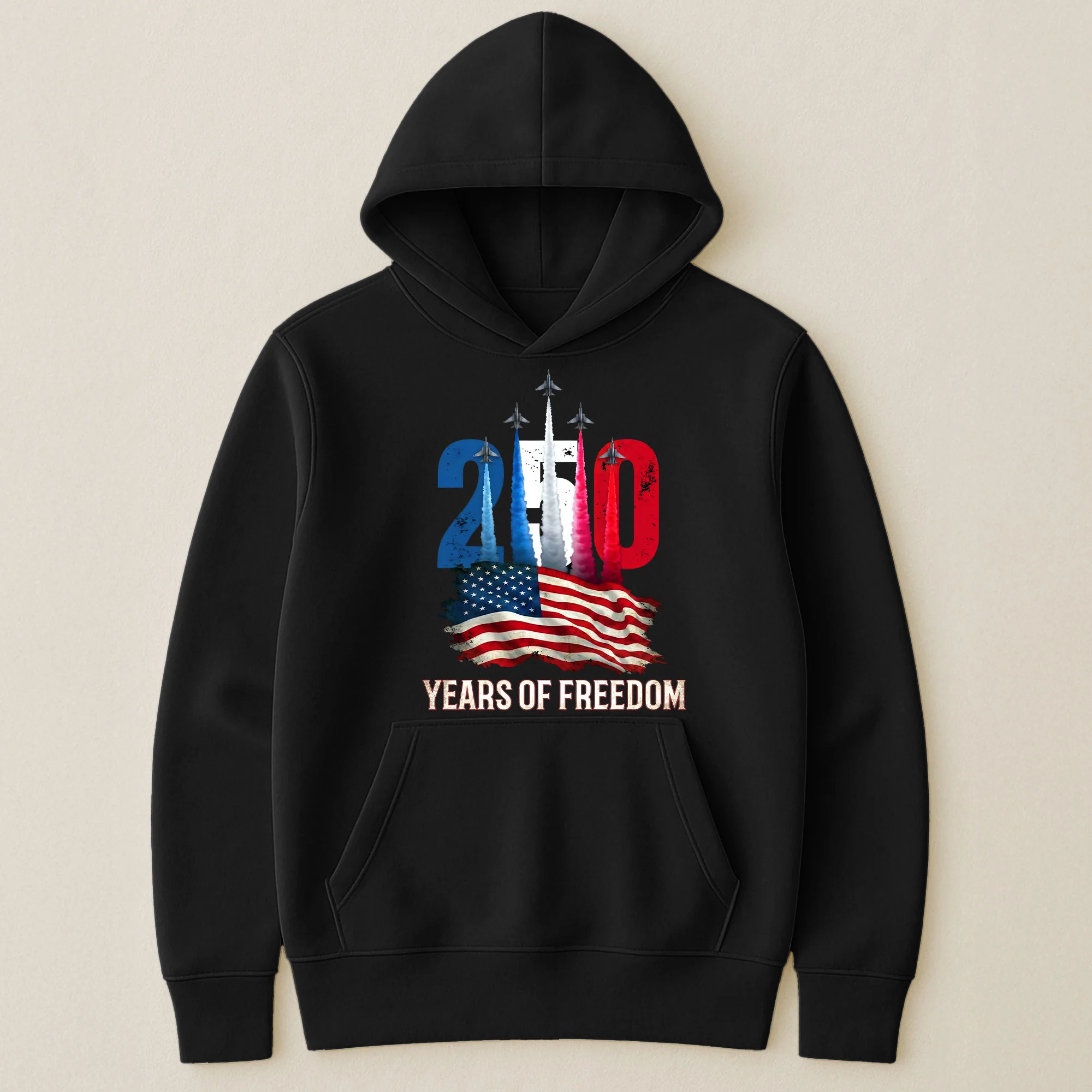 250 Years of Freedom Fighter Jet - Shirt - Image 5