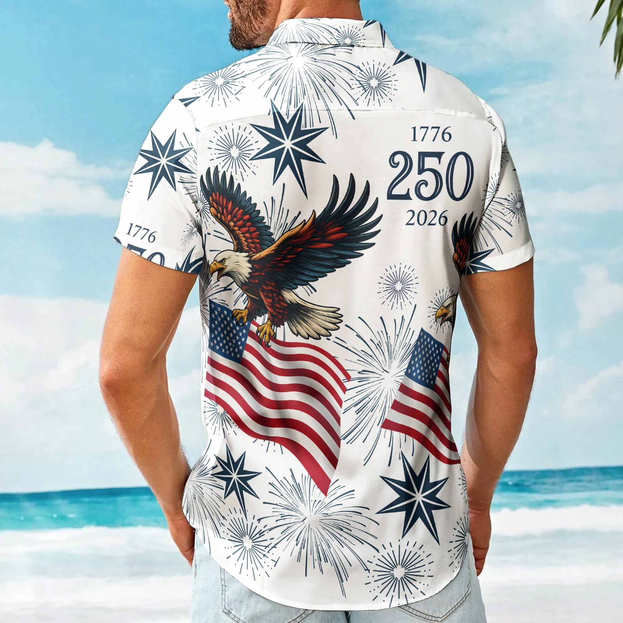250 Years Of Freedom - Hawaiian Shirt - Image 3