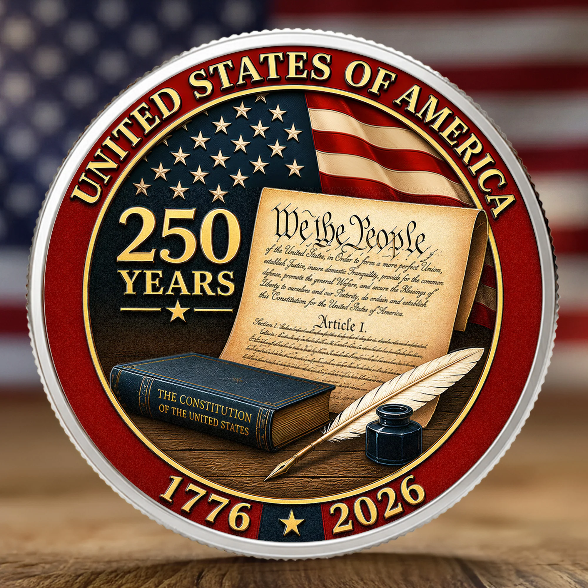250 Years Of Freedom U.S. Constitution - Coin - Image 11
