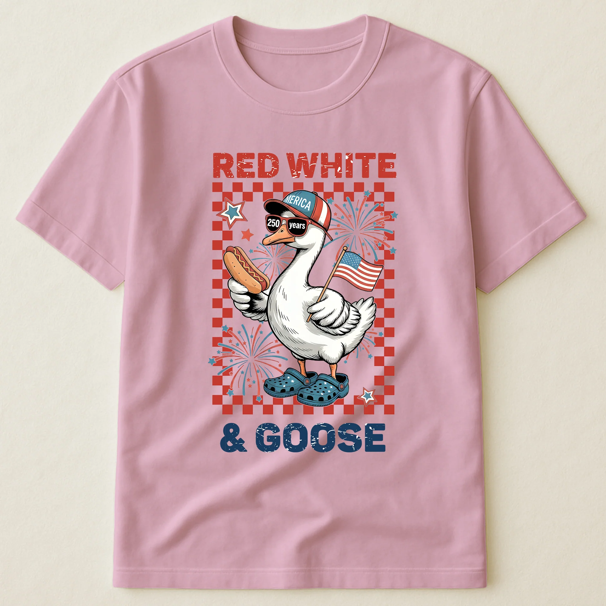 250 Years Red White And Goose - Shirt - Image 13