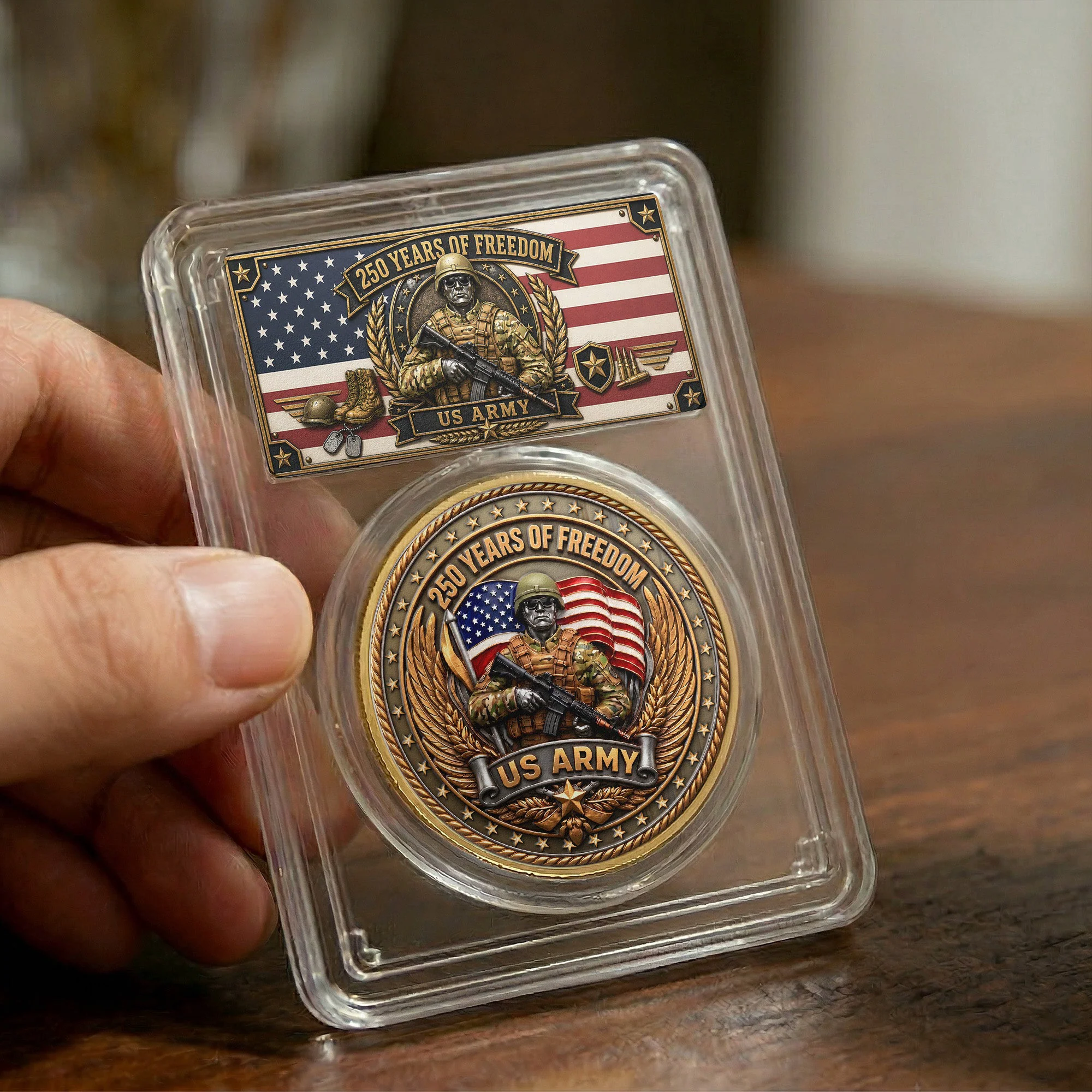250 Years US Army - Coin - Image 4