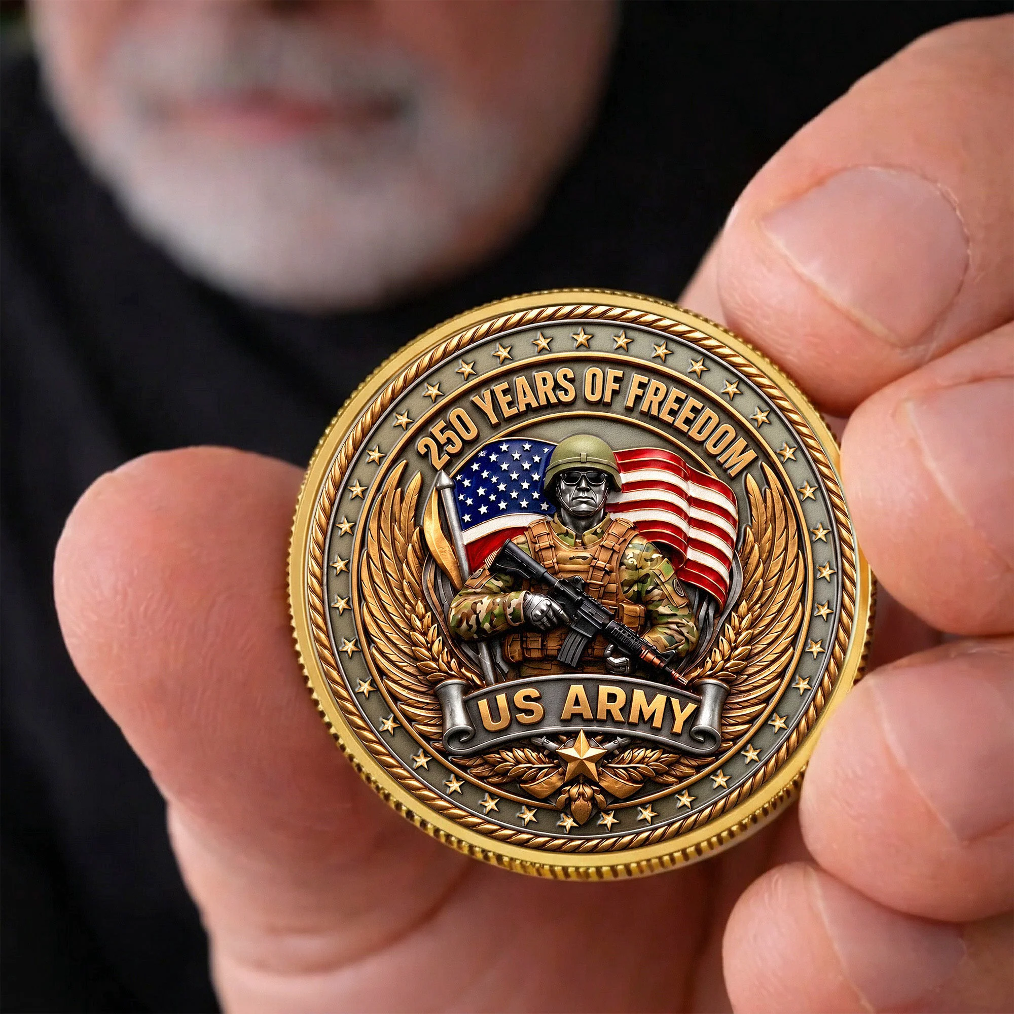 250 Years US Army - Coin - Image 5