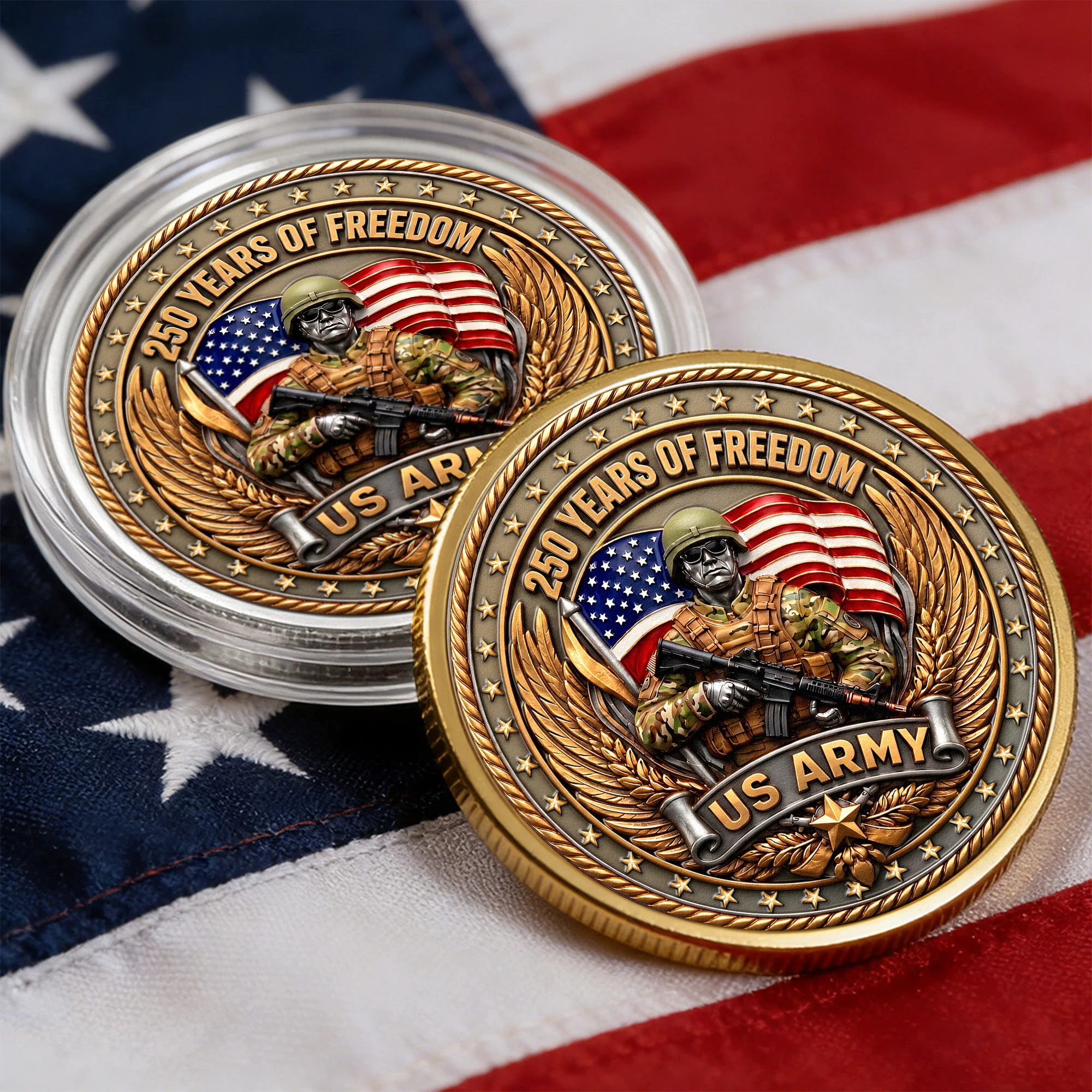 250 Years US Army - Coin - Image 6