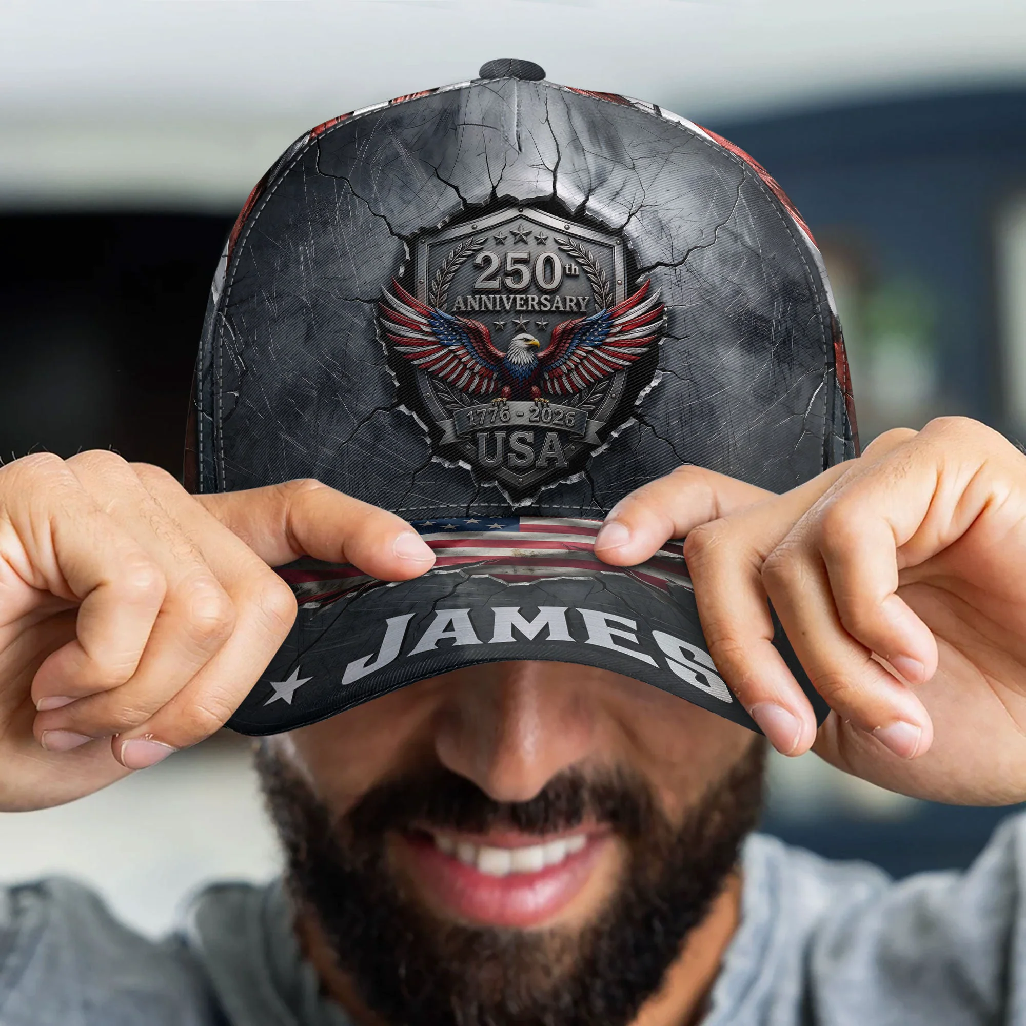 250th Anniversary United States Of America - Personalized Cap - Image 4