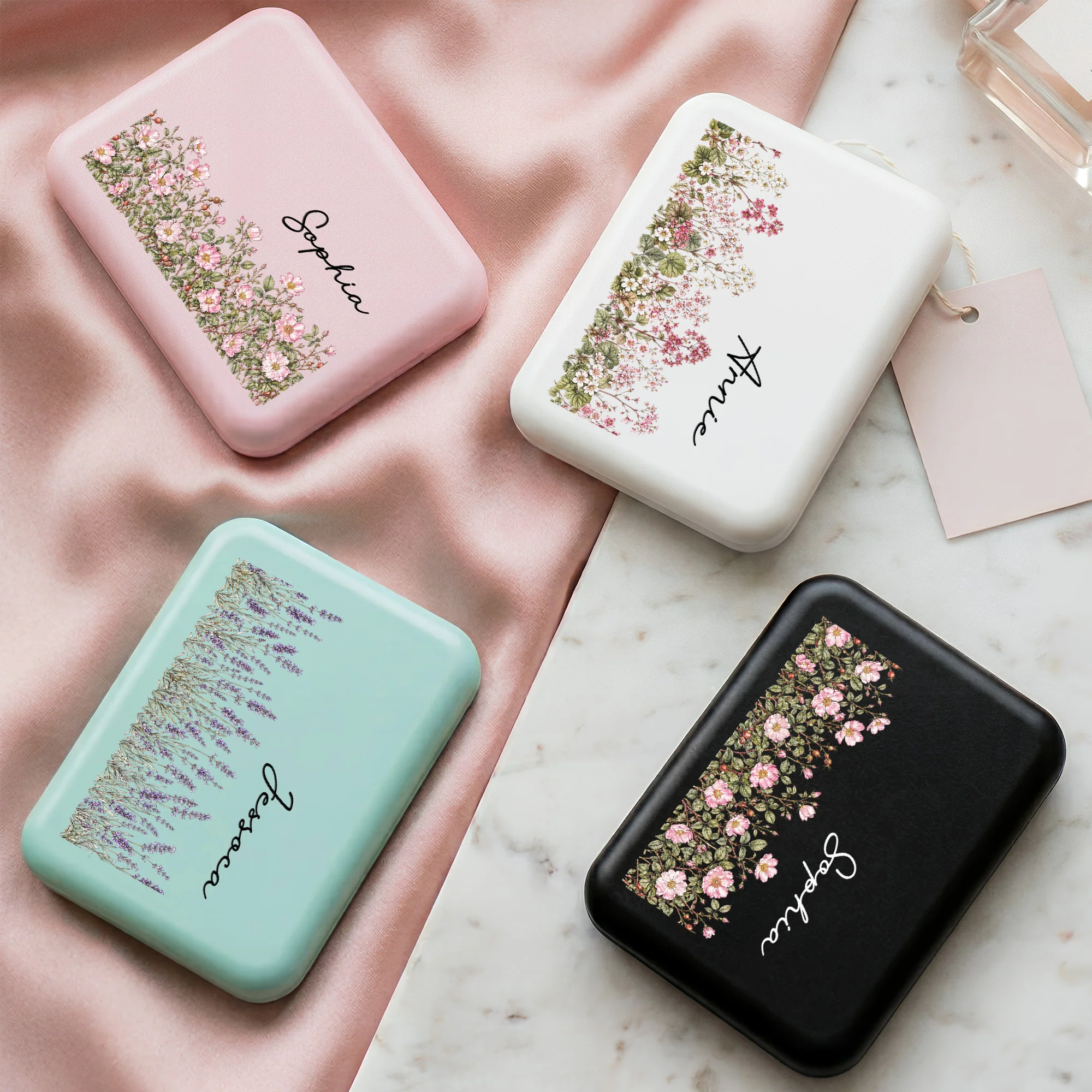365 Birth Flower Garden Self Gift - Personalized Mirror - Image 3