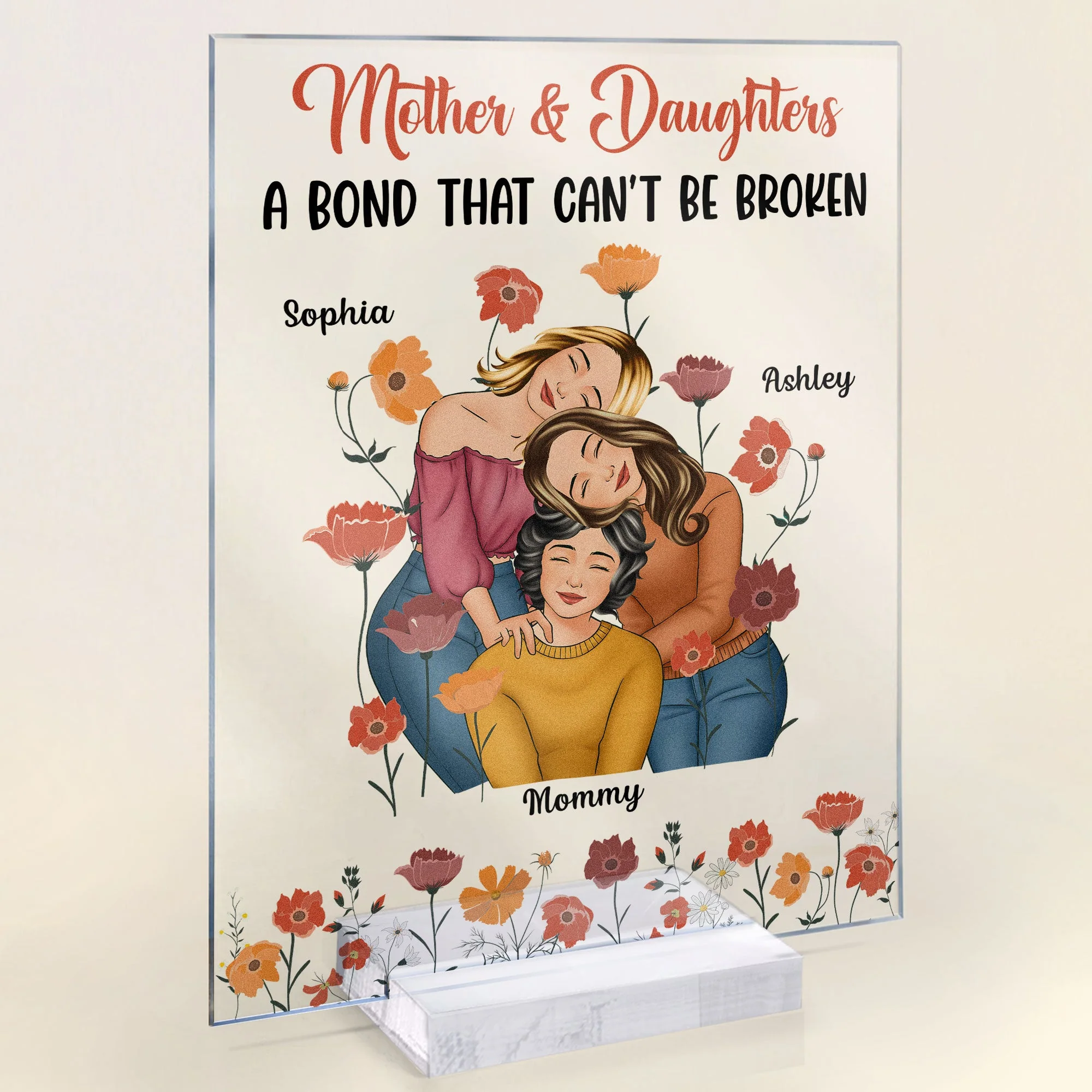 A Bond That Can't Be Broken - Personalized Acrylic Plaque - Image 3