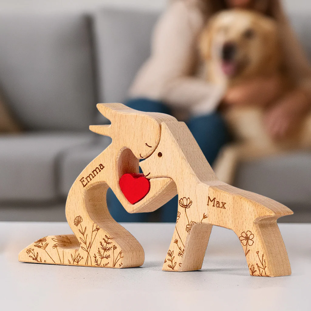 A Girl And Her Dog A Bond That Can't Be Broken - Personalized Wooden Puzzle - Image 2