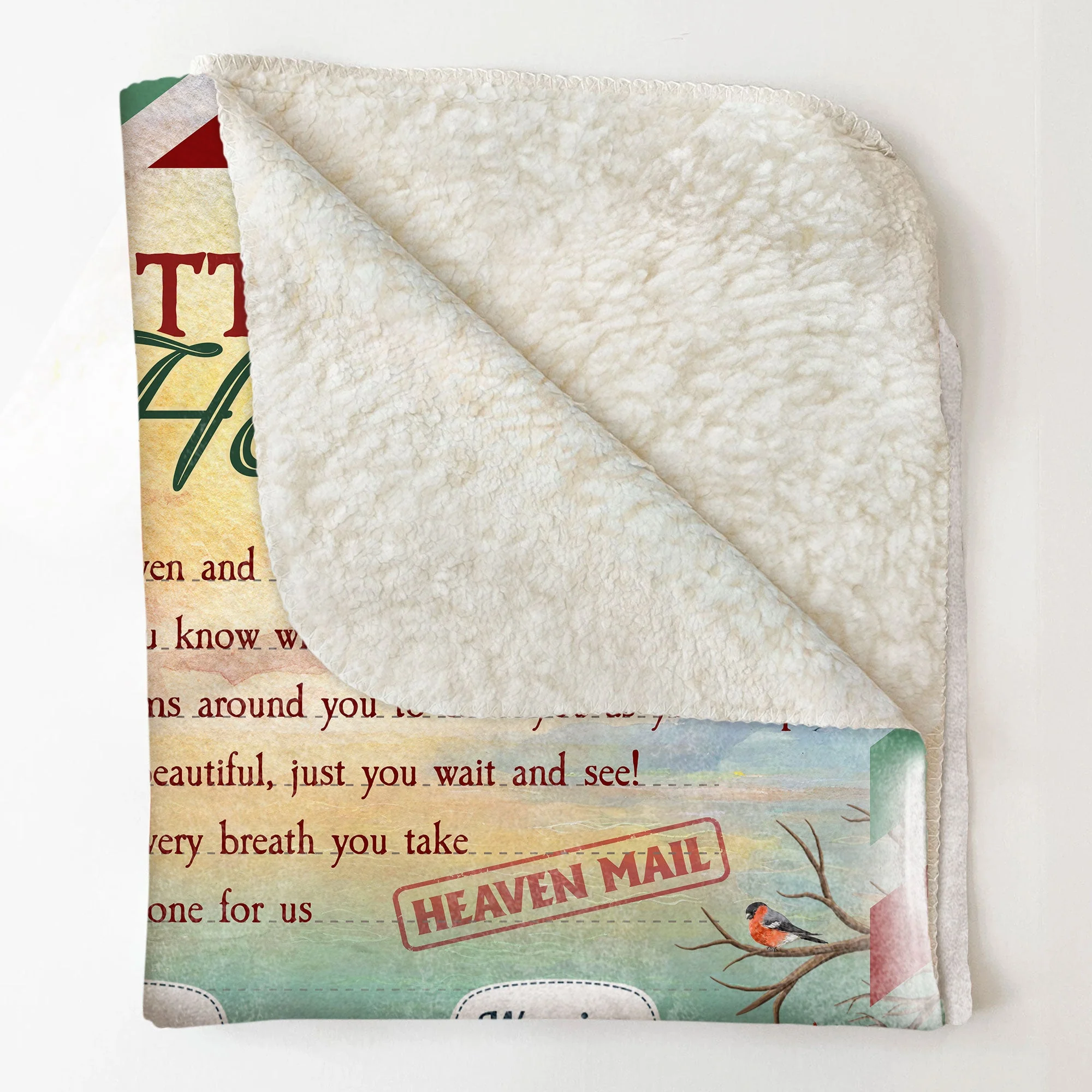 A Letter From Heaven With Kids - Personalized Blanket - Loving, Memorial Gift For Family With Lost Ones, Parents, Grandparents, Children, Siblings - Image 4