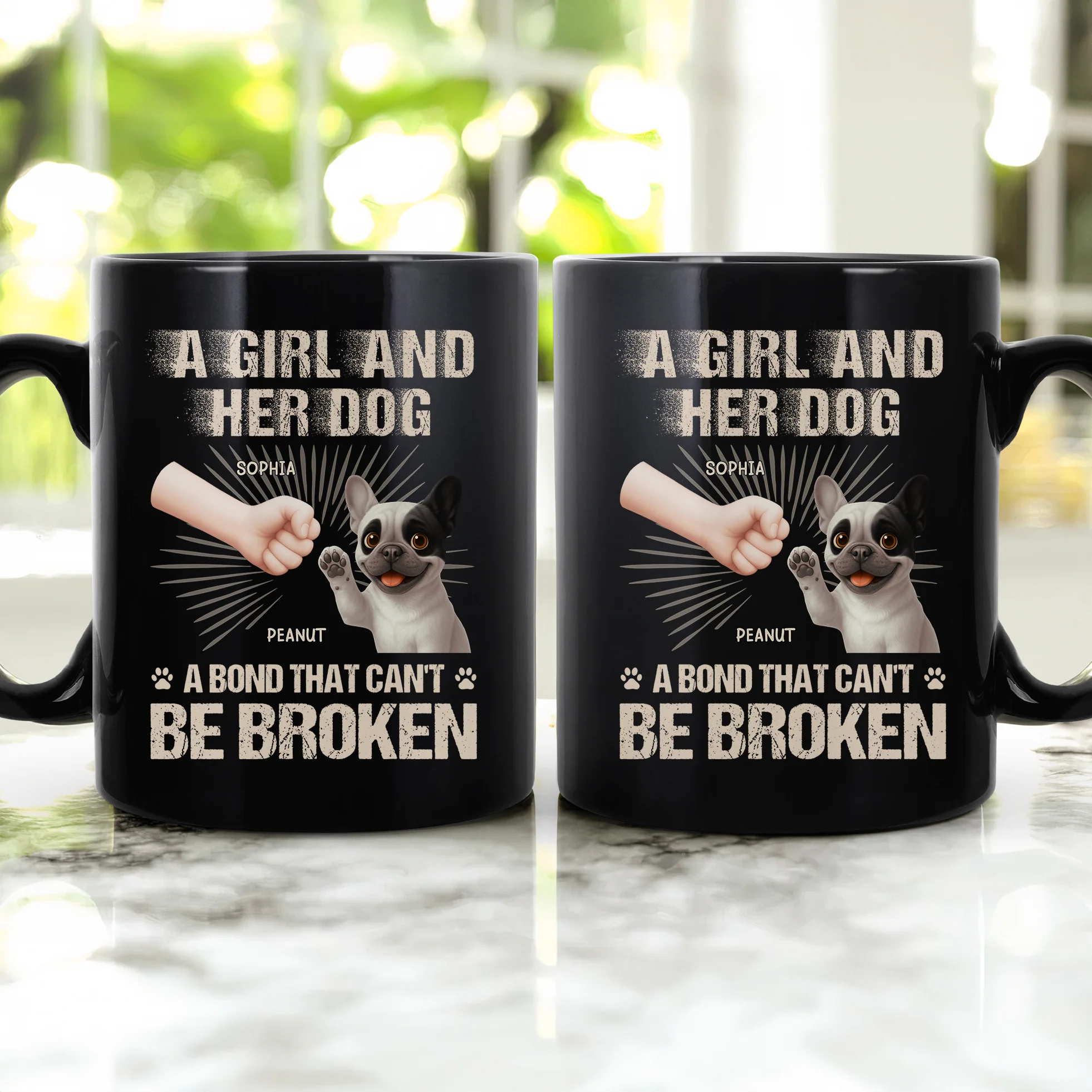 A Man And His Cat - A Bond That Can't Be Broken - Personalized Mug - Image 2