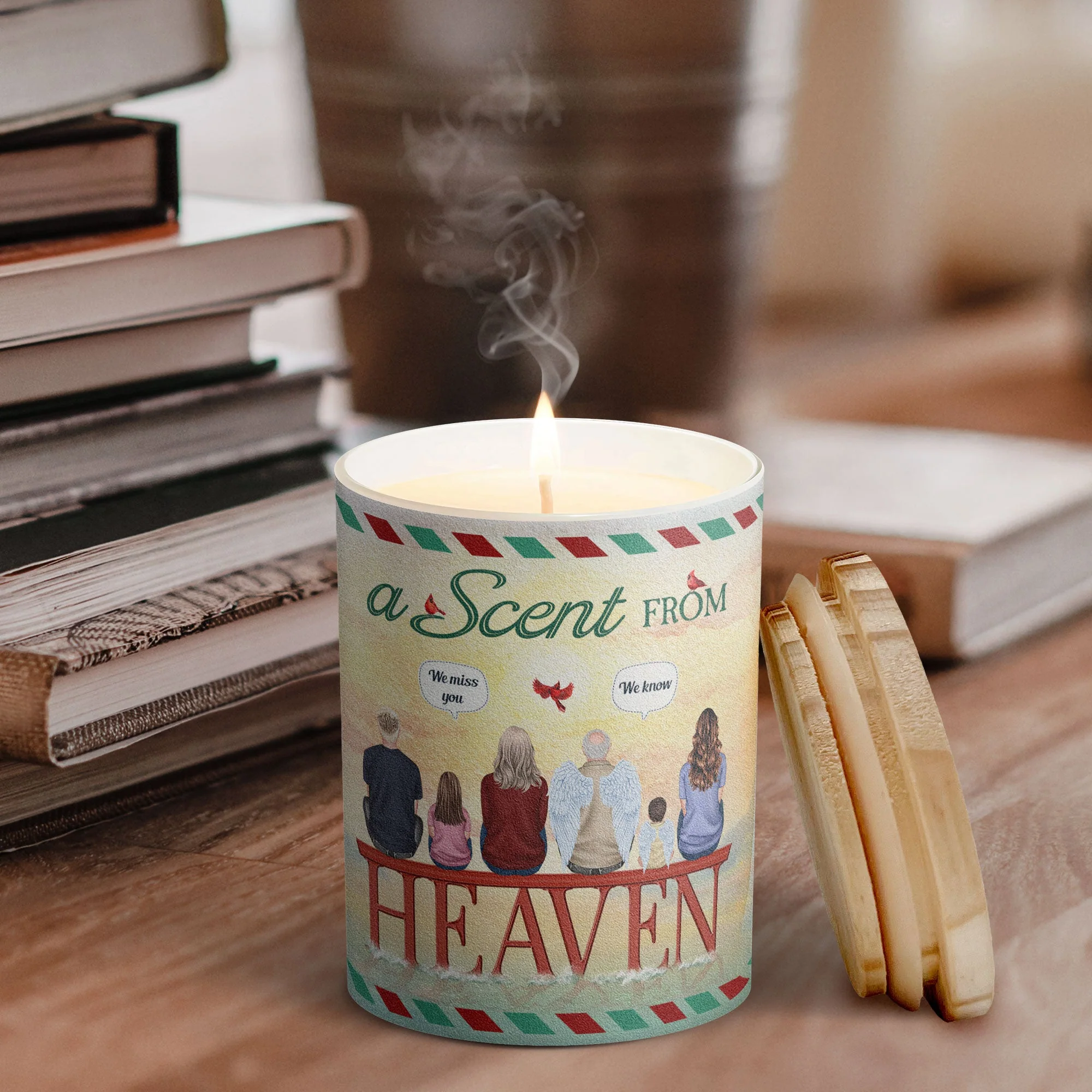 A Scent From Heaven - Personalized Candle - Image 2