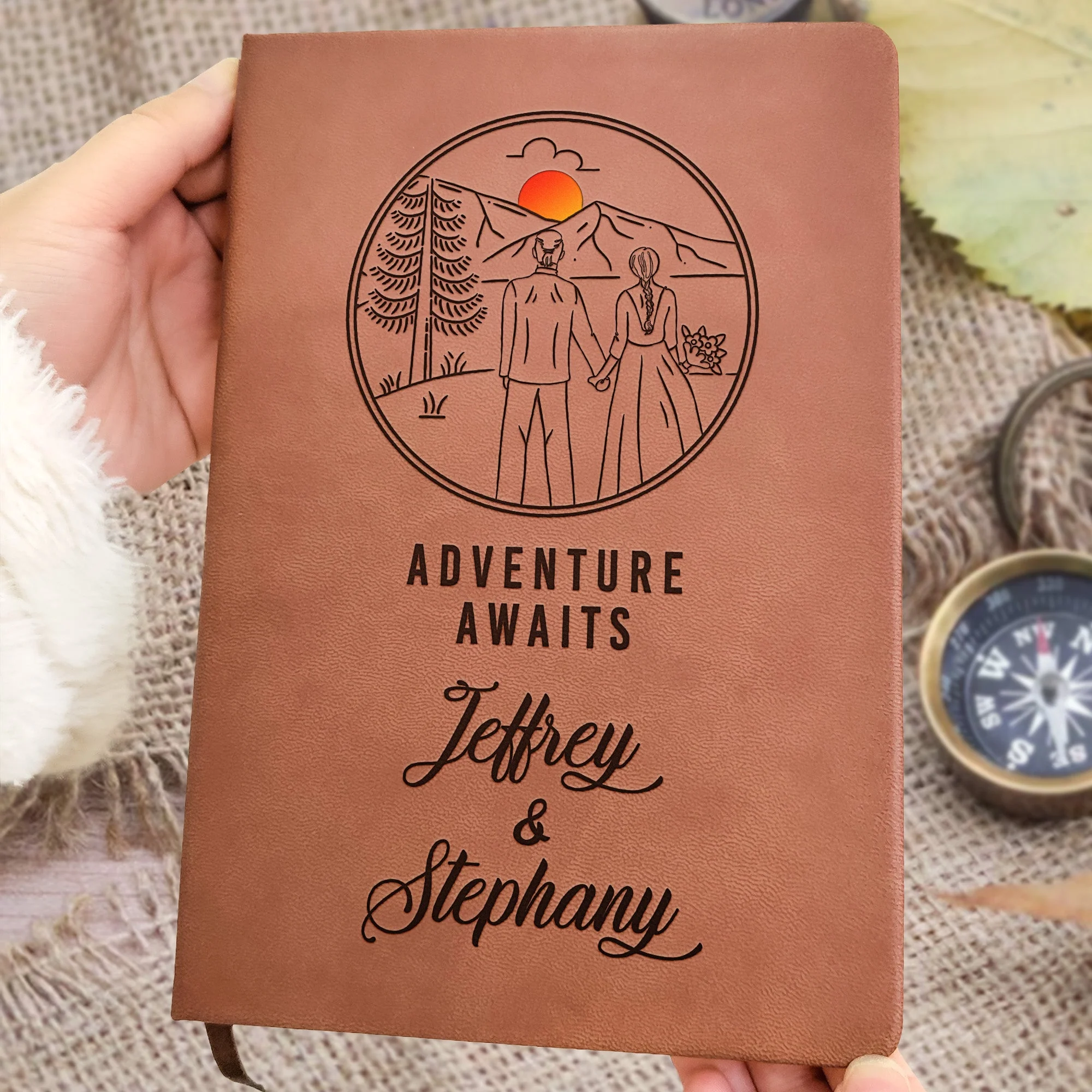 Adventure Journal - Personalized Leather Journal - Image 2