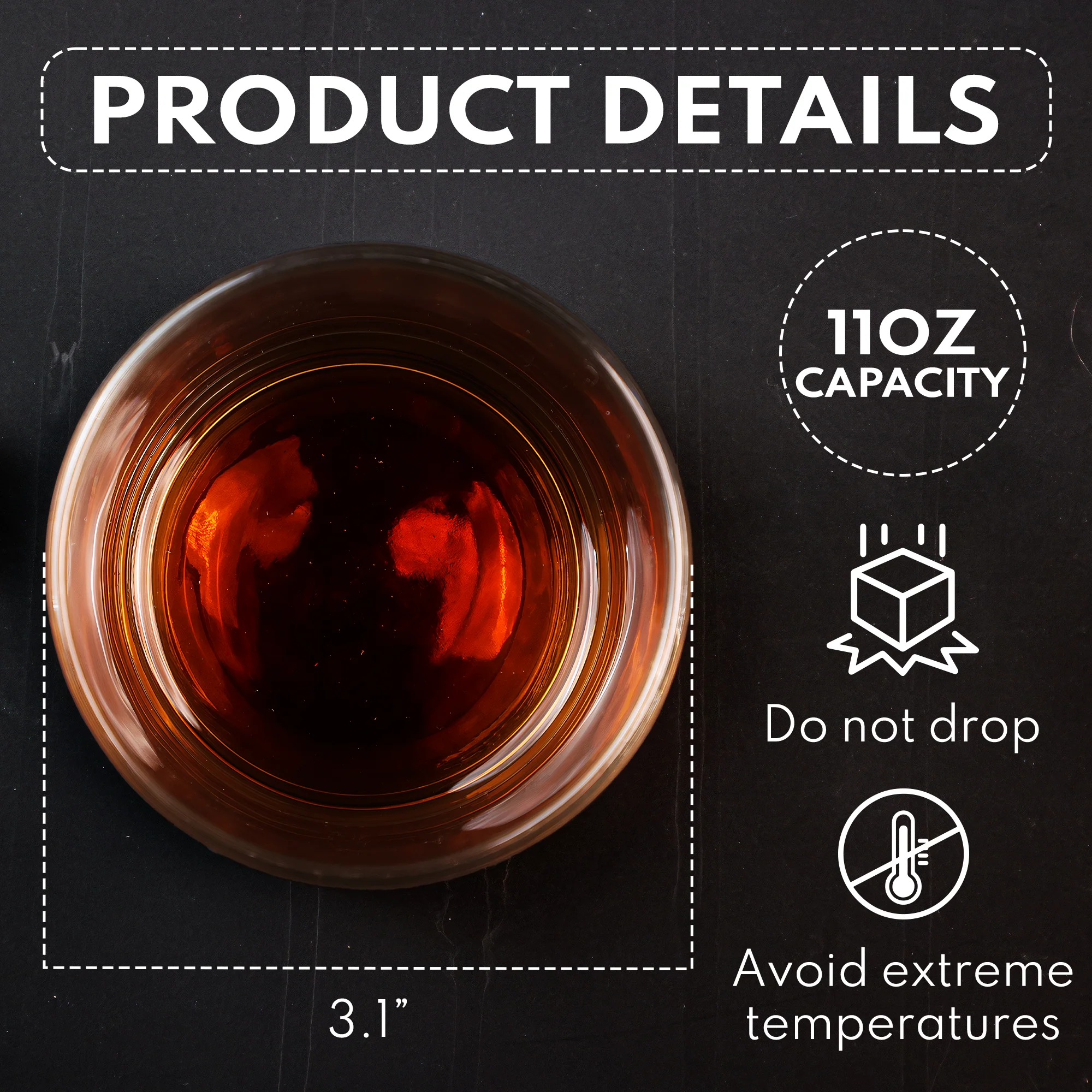 Aged To Perfection - Personalized Engraved Whiskey Glass - Image 5