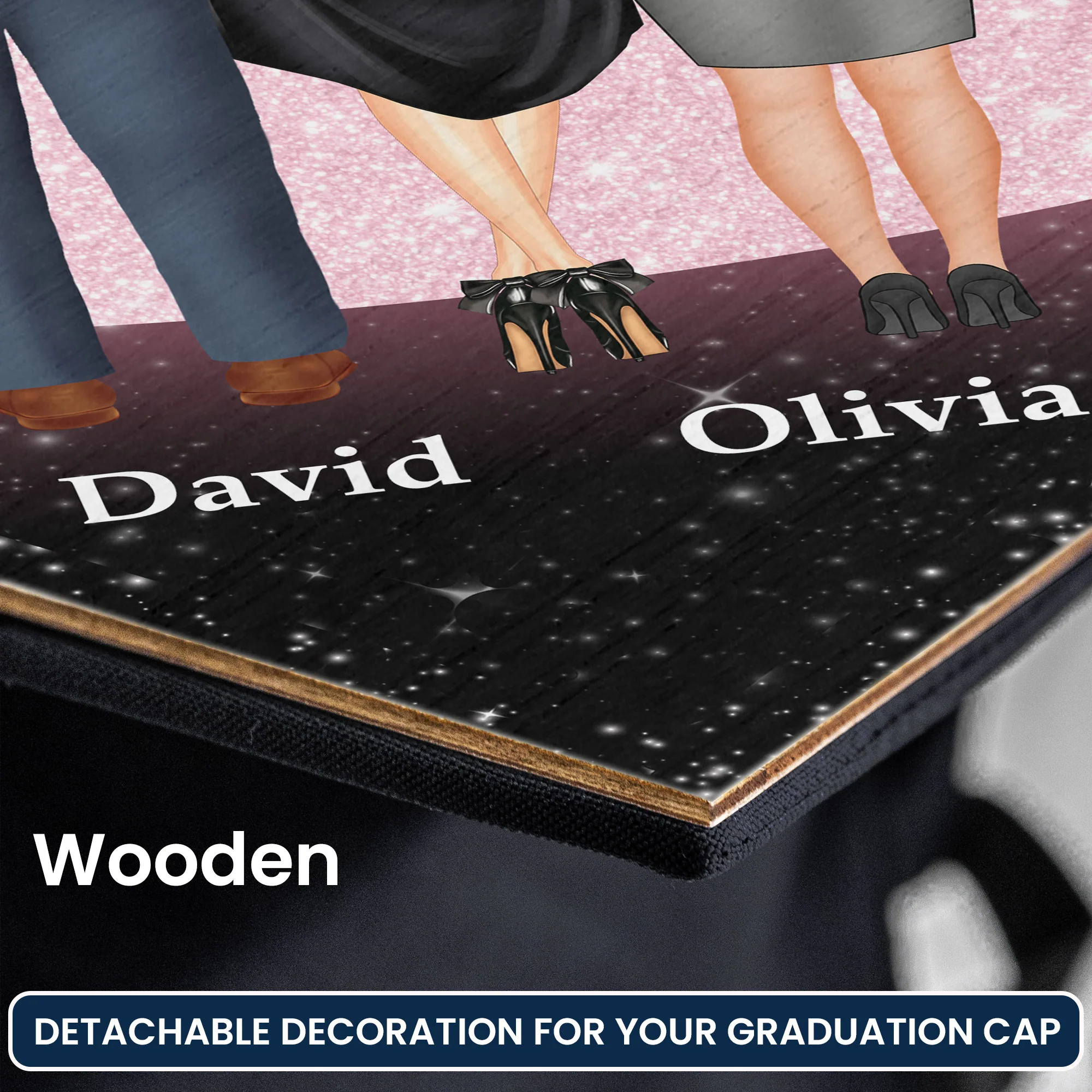 All That I Am And Hope To Be - Personalized Graduation Cap Topper - Image 4