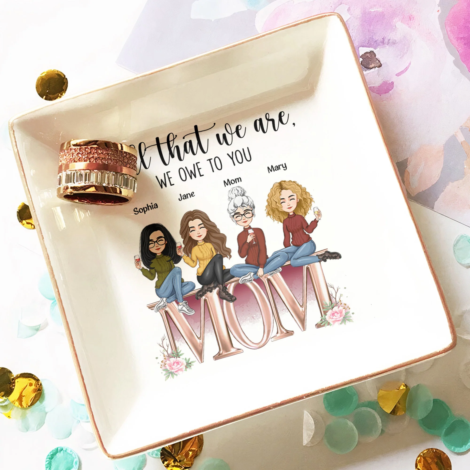All That We Are - Personalized Jewelry Dish - Image 3