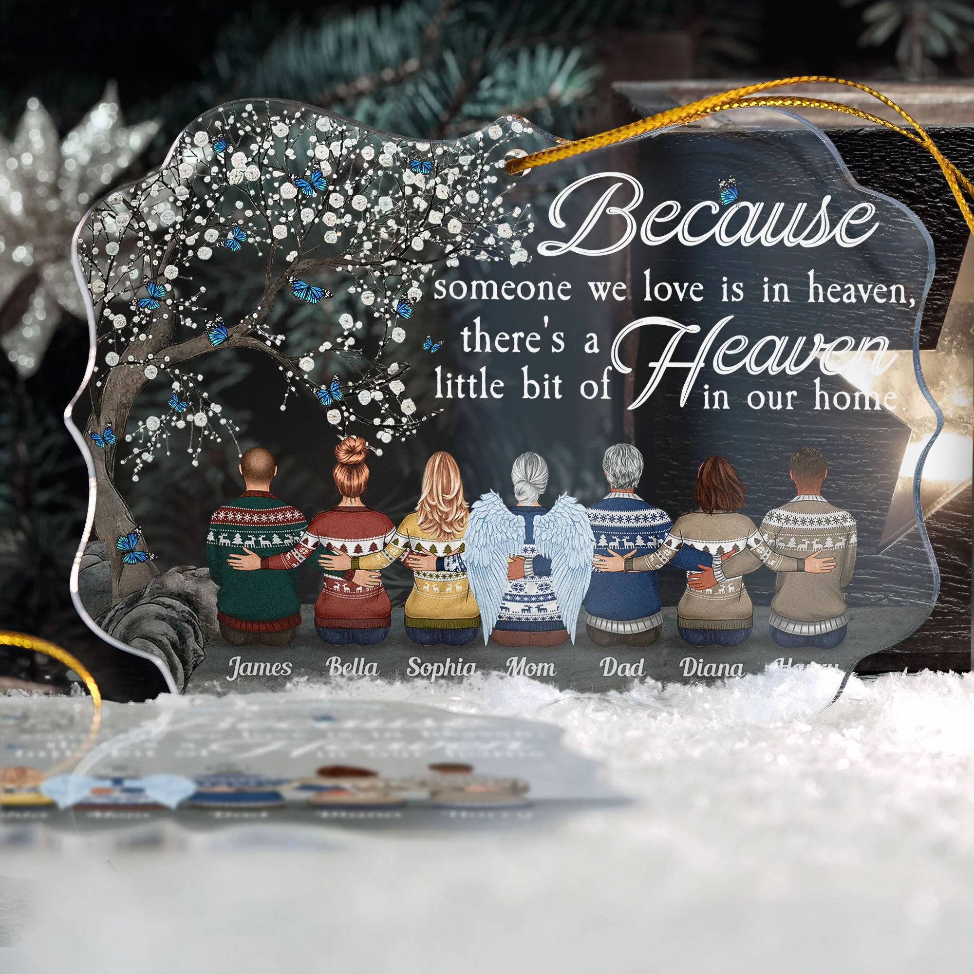 Always Beside You - Personalized Memorial Ornament