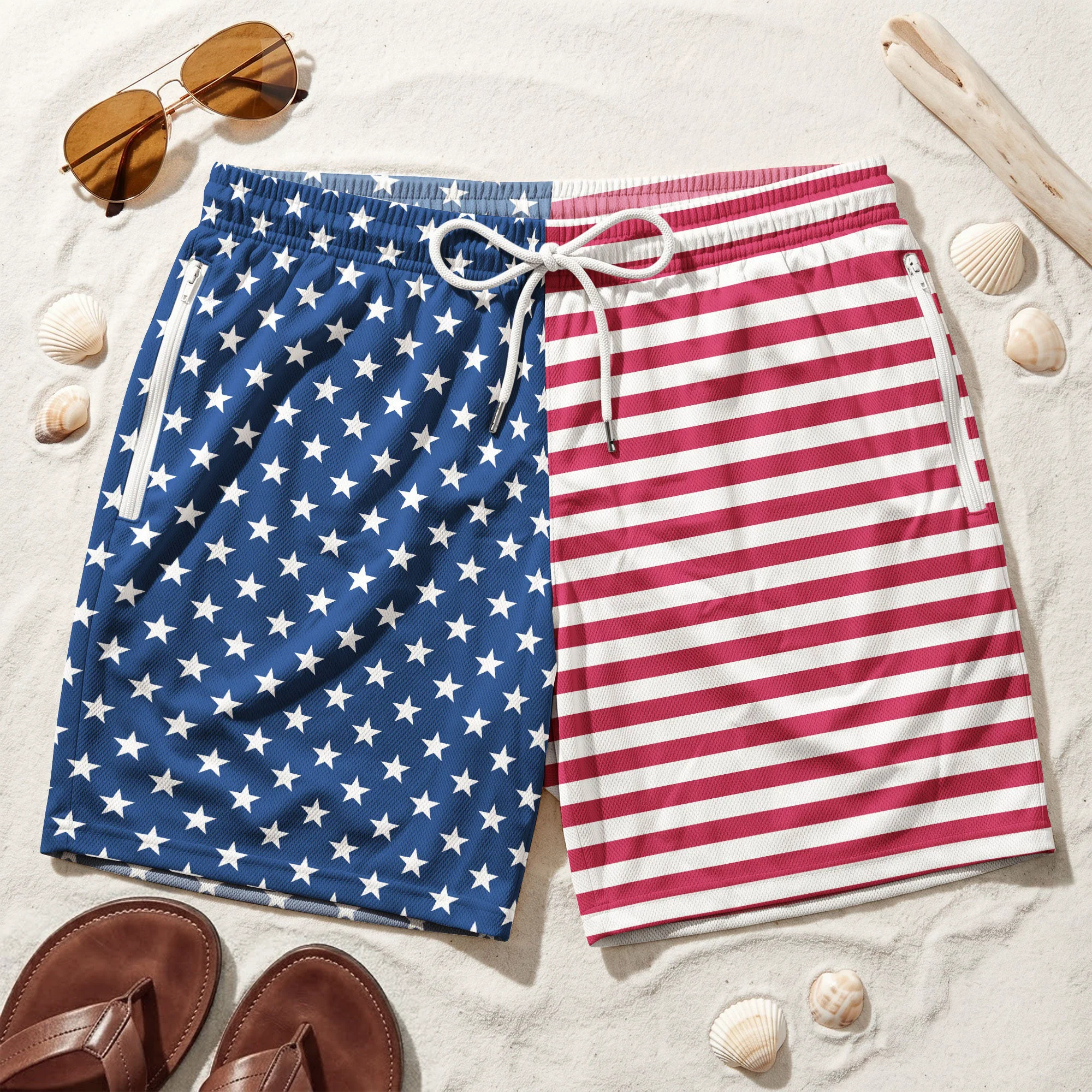 American With Proud Roots Mexican Puerto Rican Cuban Dominican - Personalized Shorts - Image 3