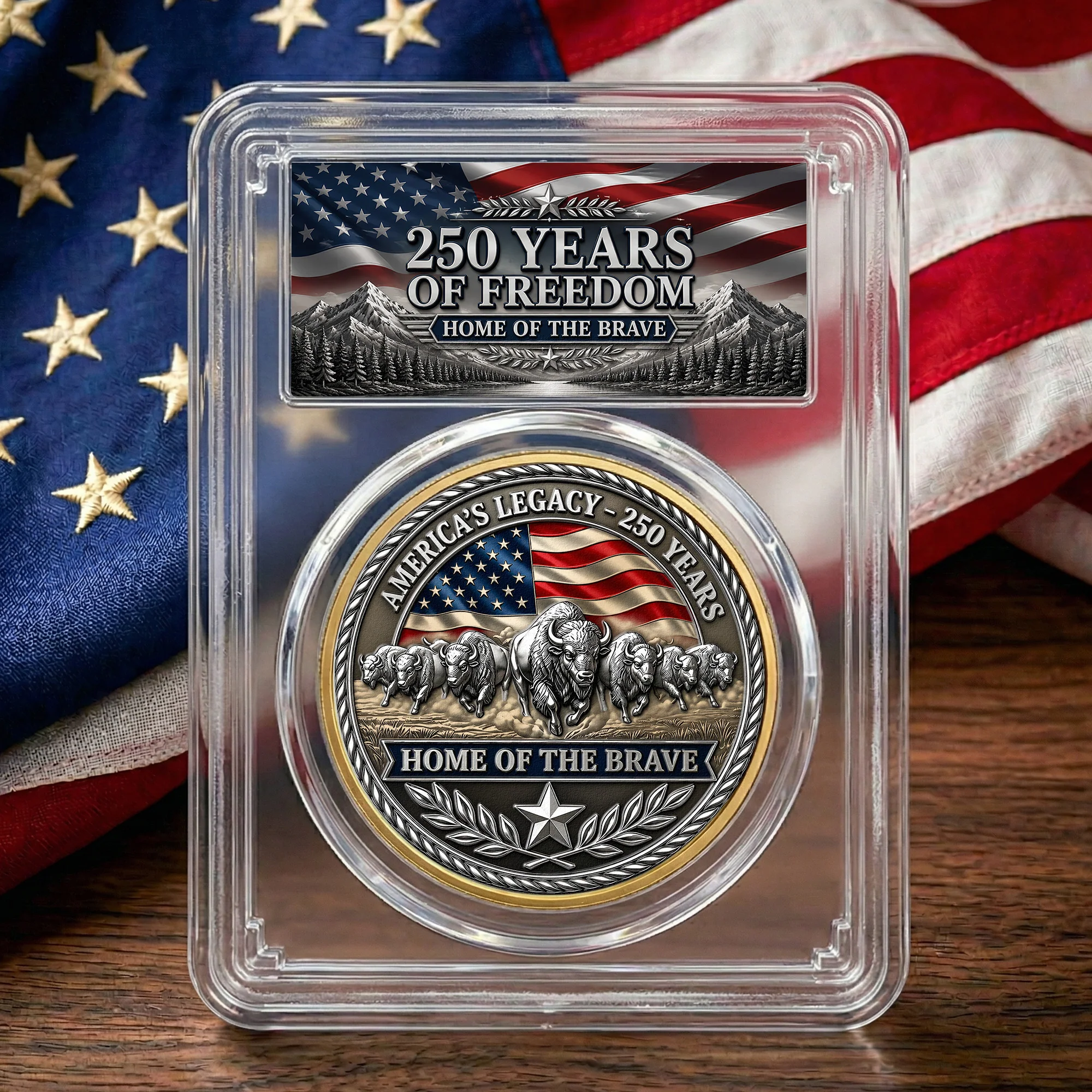 America's Legacy 250 Years Bison - Coin - Image 10