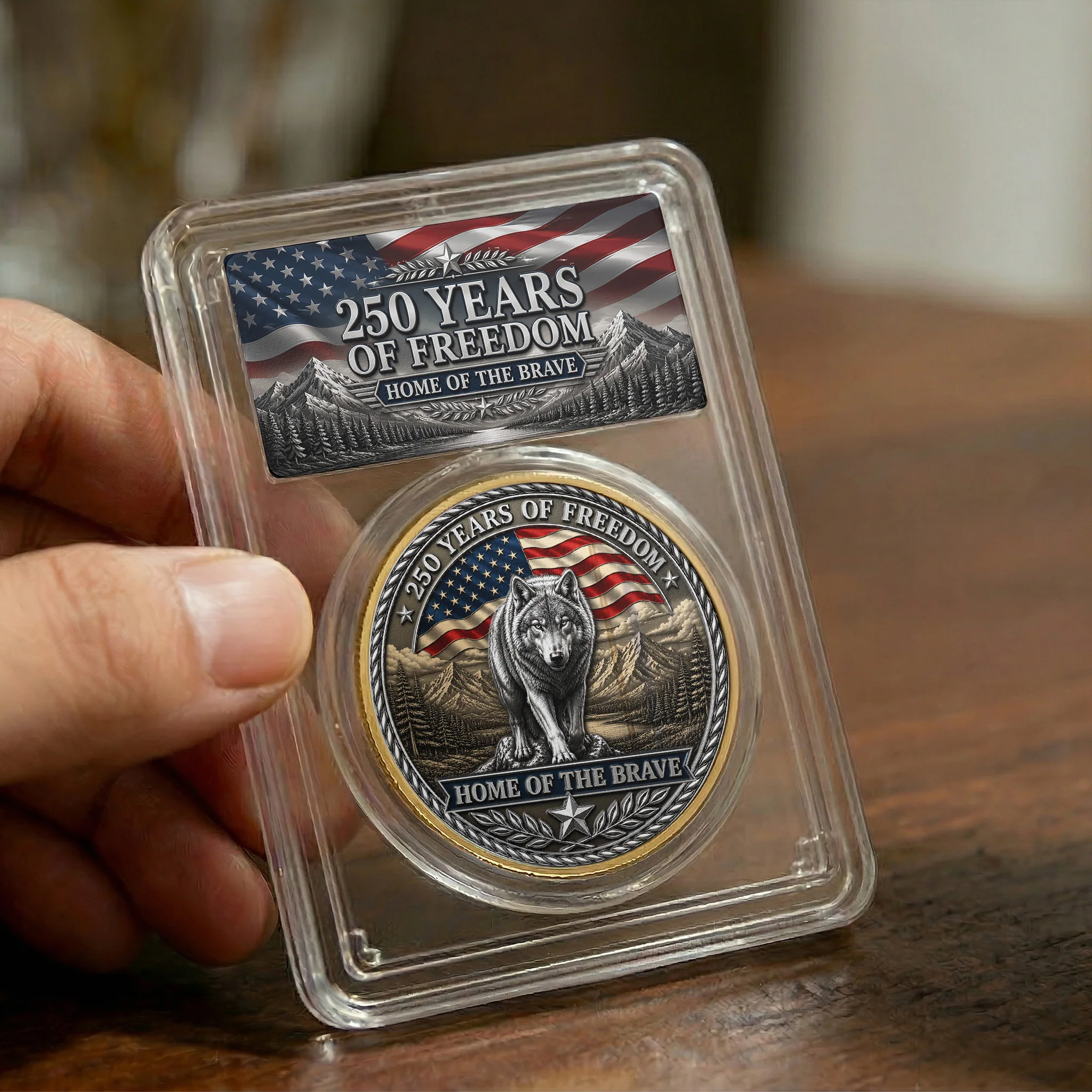 America's Legacy 250 Years Wolf - Coin - Image 4