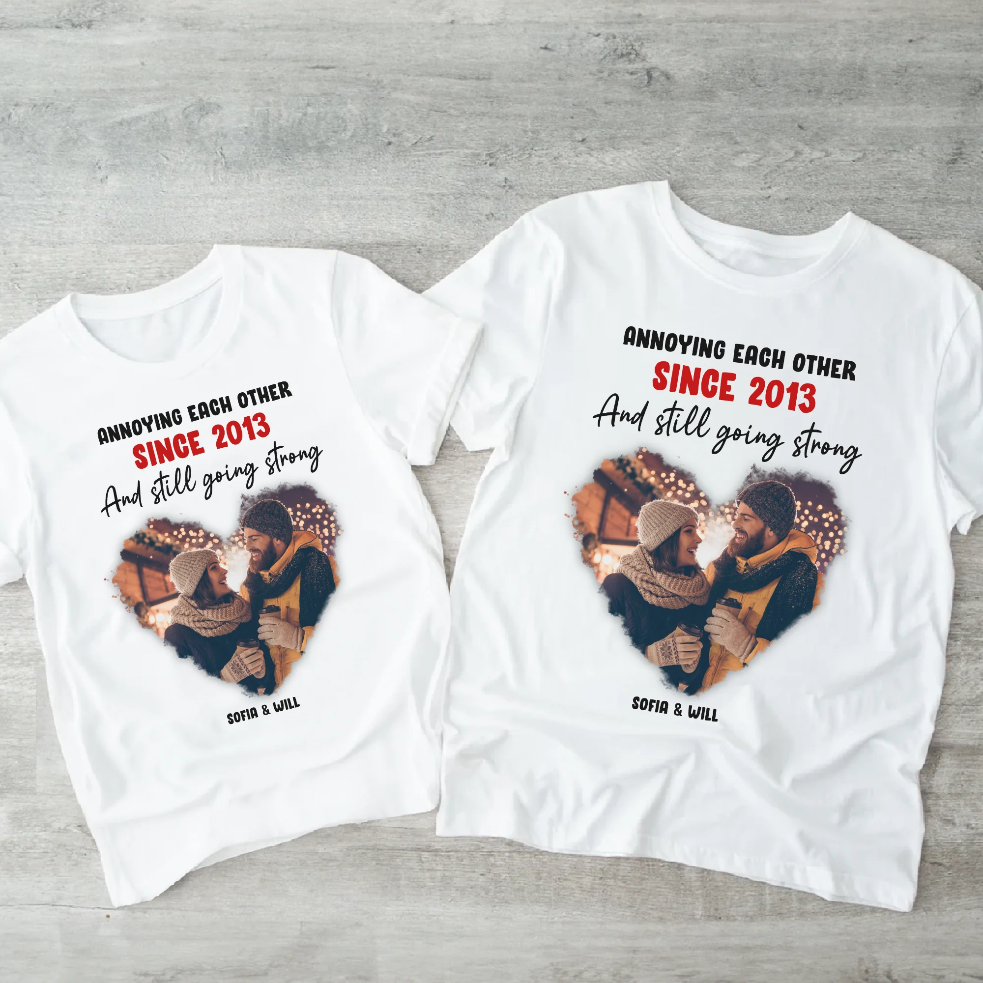 Annoying Each Other - Personalized Photo Matching Shirt