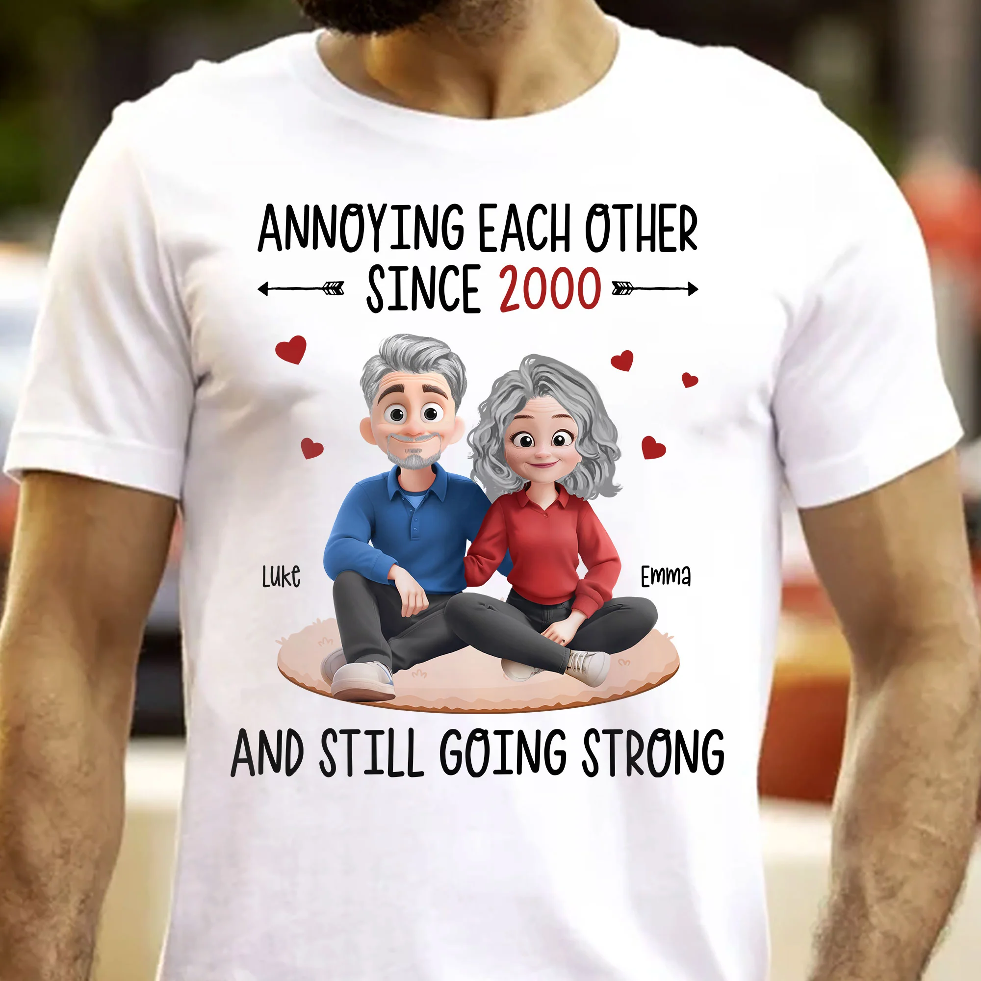 Annoying Each Other Since Funny Couple New Version - Personalized Shirt - Image 5