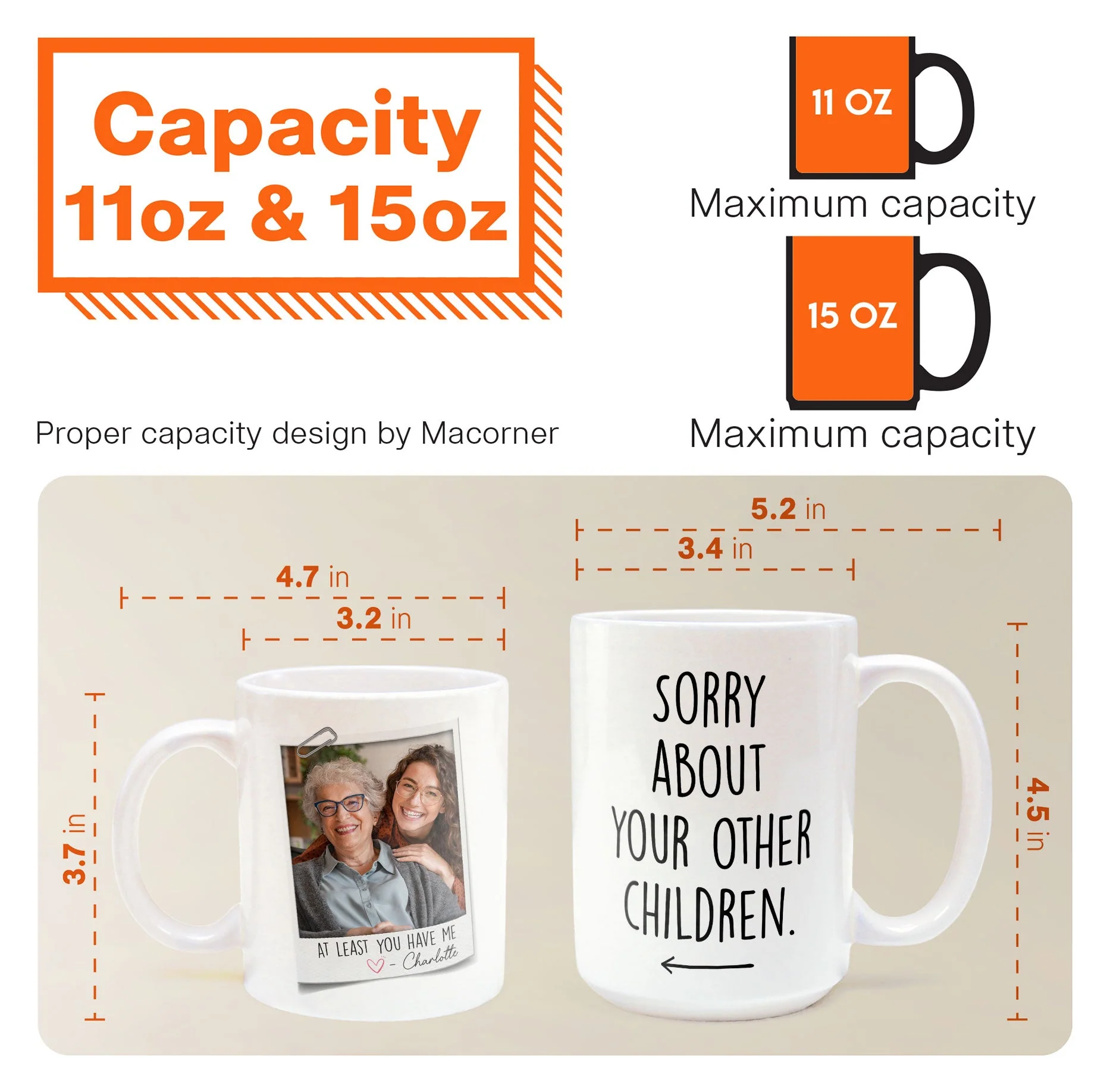 At Least You Have Me - Personalized Photo Mug - Image 7