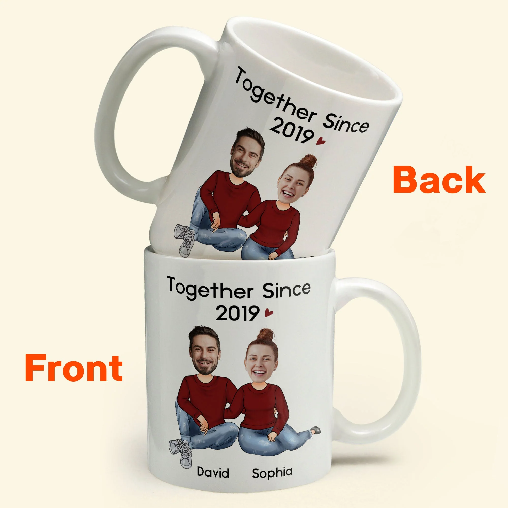 Babe Together Since - Personalized Mug - Image 5
