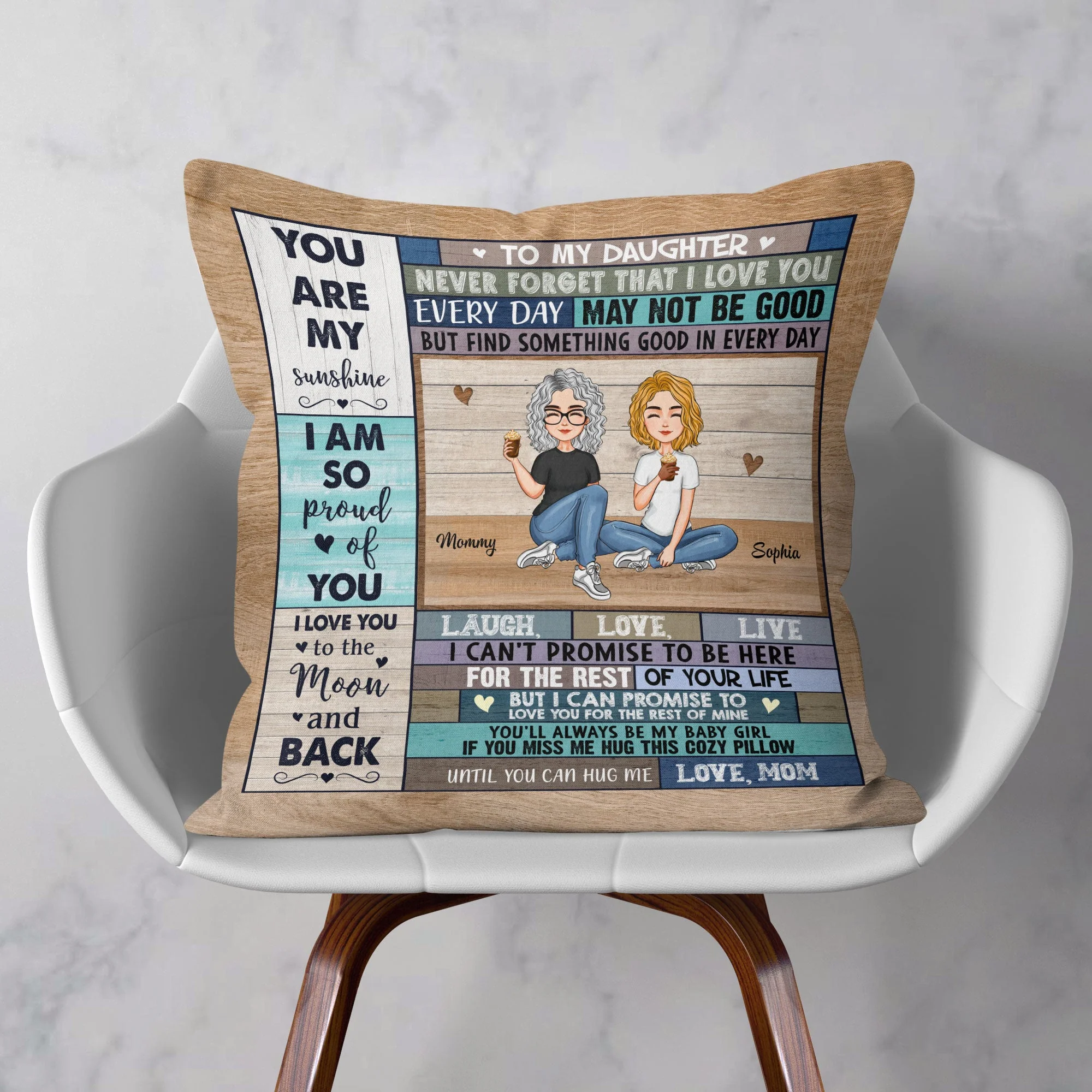Baby - I'm So Proud Of You - Personalized Pillow (Insert Included) - Christmas, New Year, Loving Gift Gift For Your Daughters, Your Sons, Your Baby Girl, Your Baby Boy - Image 2