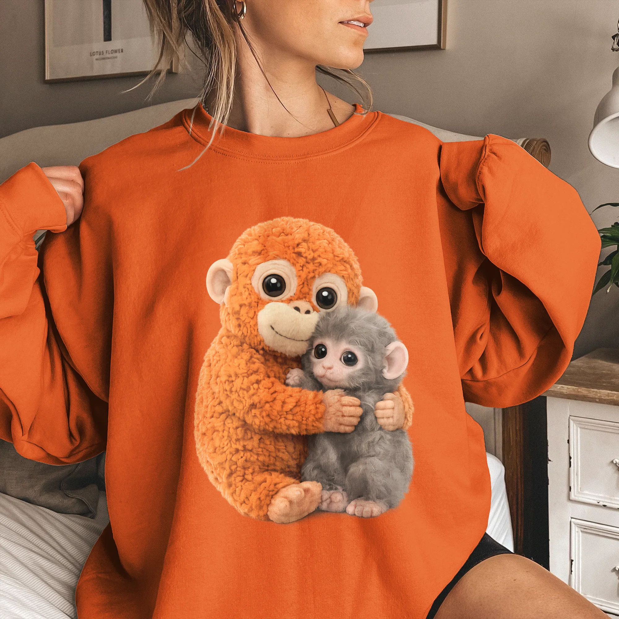 Baby Punch Monkey, Be Kind, Punch The Abandoned Baby Monkey Gift For Animal Lover - Shirt - Image 4