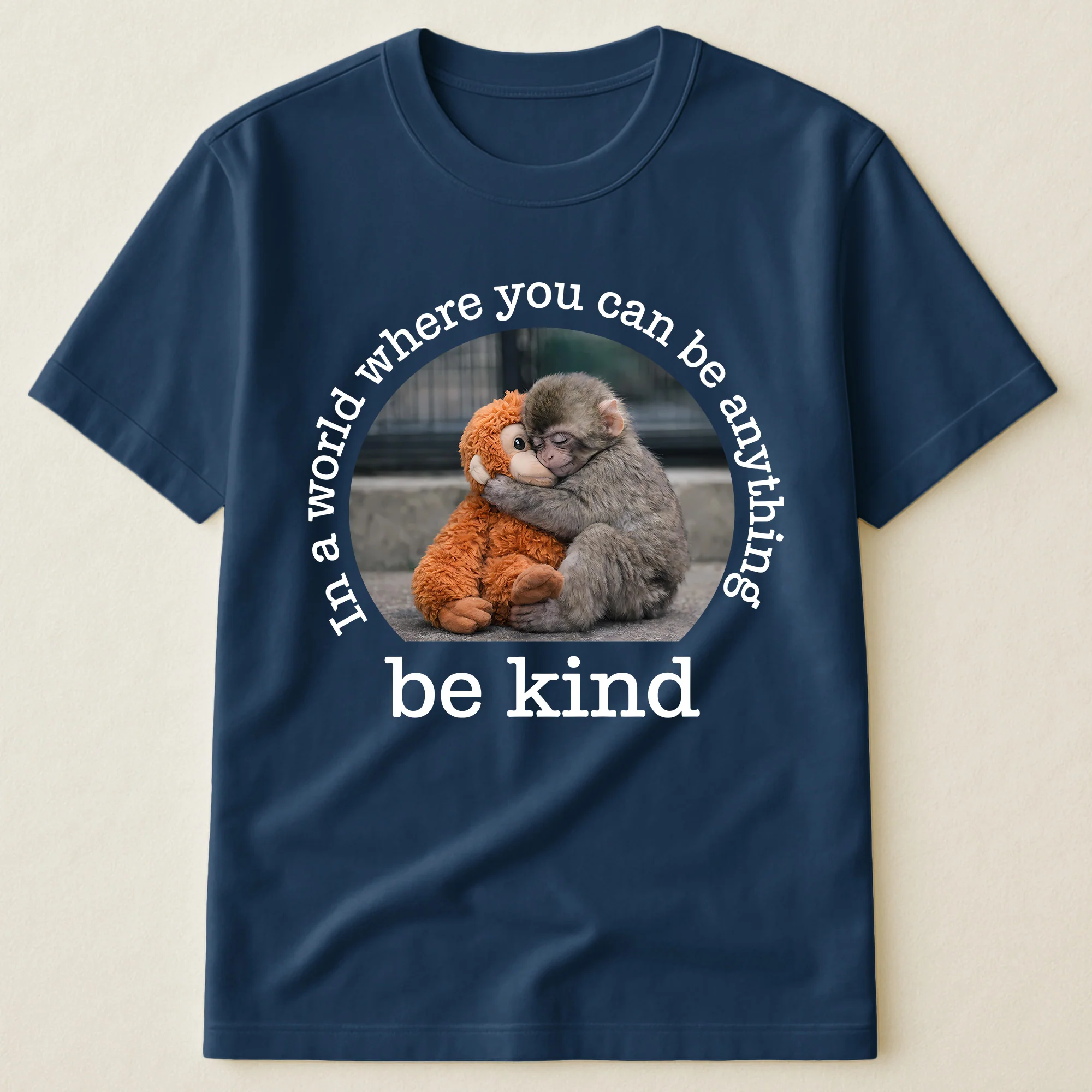 Baby Punch Monkey - Be Kind, Punch The Abandoned Baby Monkey Gift For Animal Lover - Shirt - Image 17