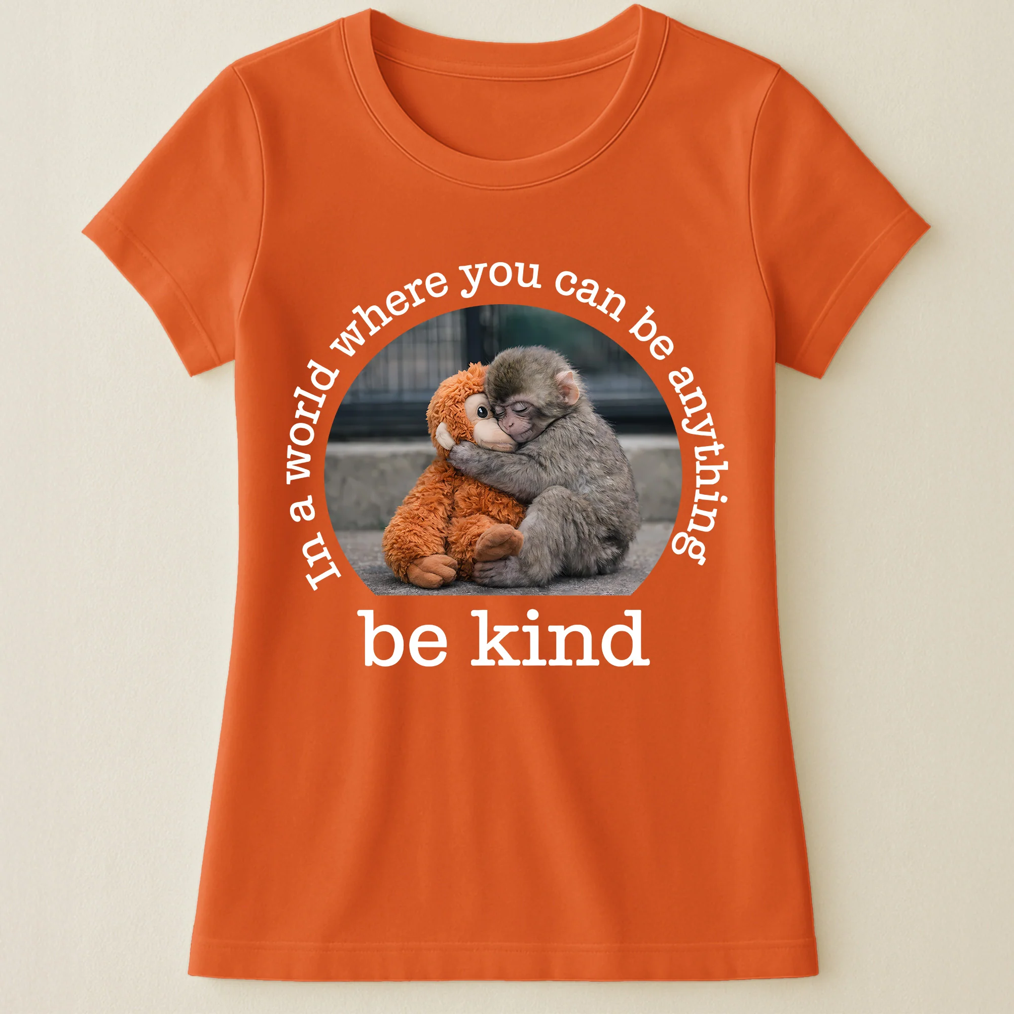 Baby Punch Monkey - Be Kind, Punch The Abandoned Baby Monkey Gift For Animal Lover - Shirt - Image 26