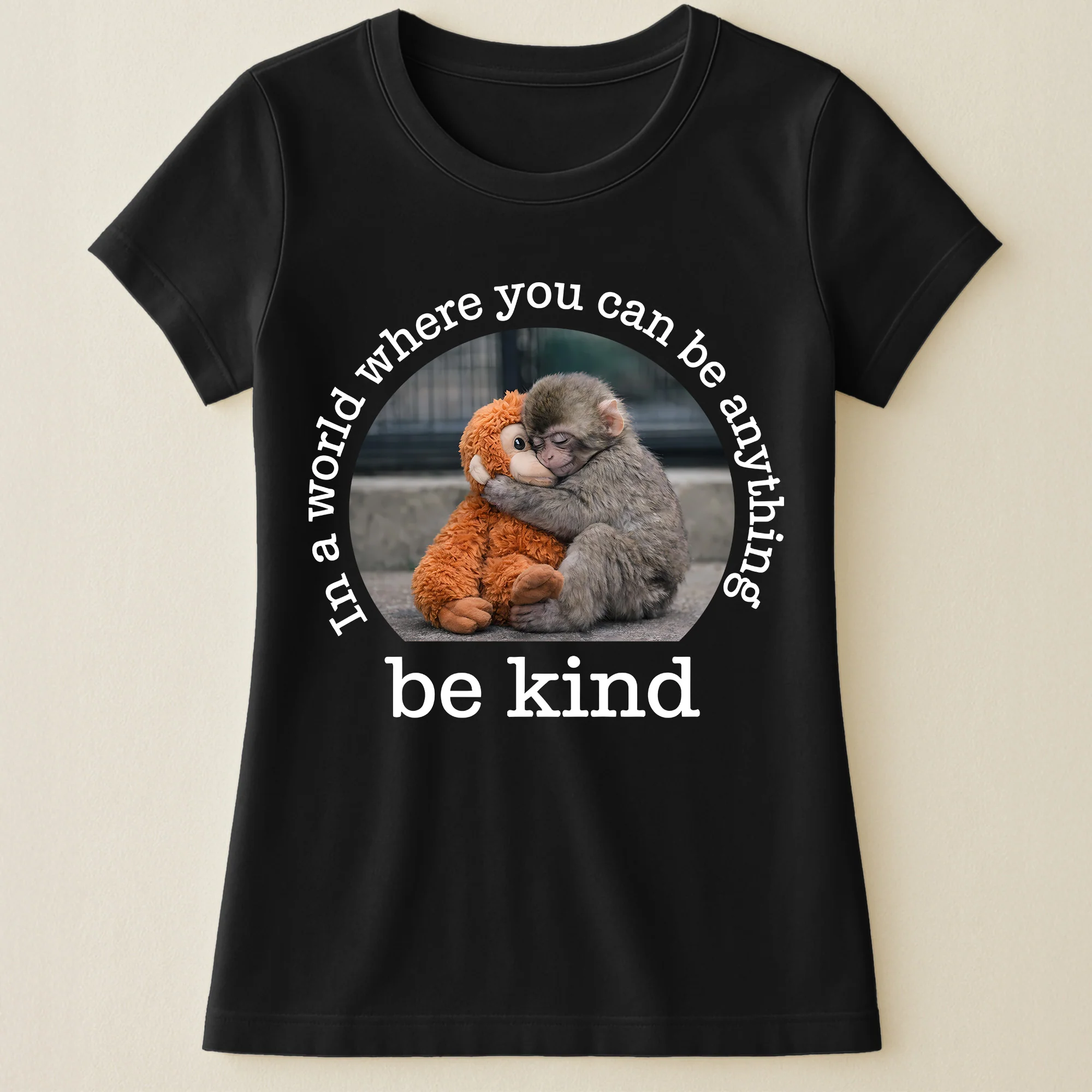 Baby Punch Monkey - Be Kind, Punch The Abandoned Baby Monkey Gift For Animal Lover - Shirt - Image 33