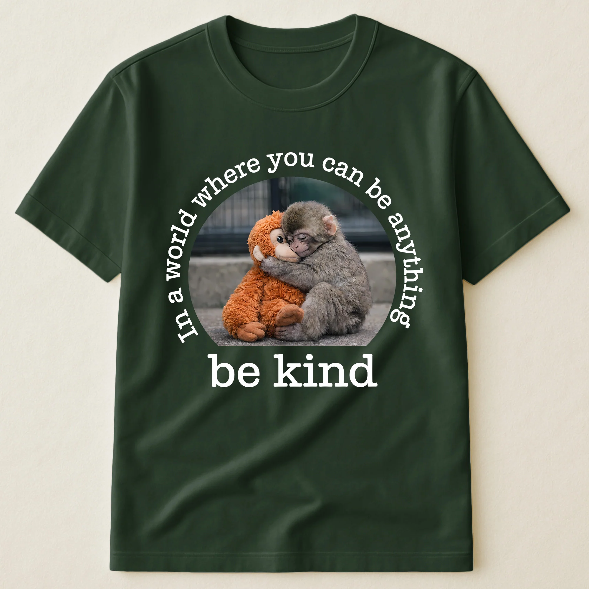 Baby Punch Monkey - Be Kind, Punch The Abandoned Baby Monkey Gift For Animal Lover - Shirt - Image 36