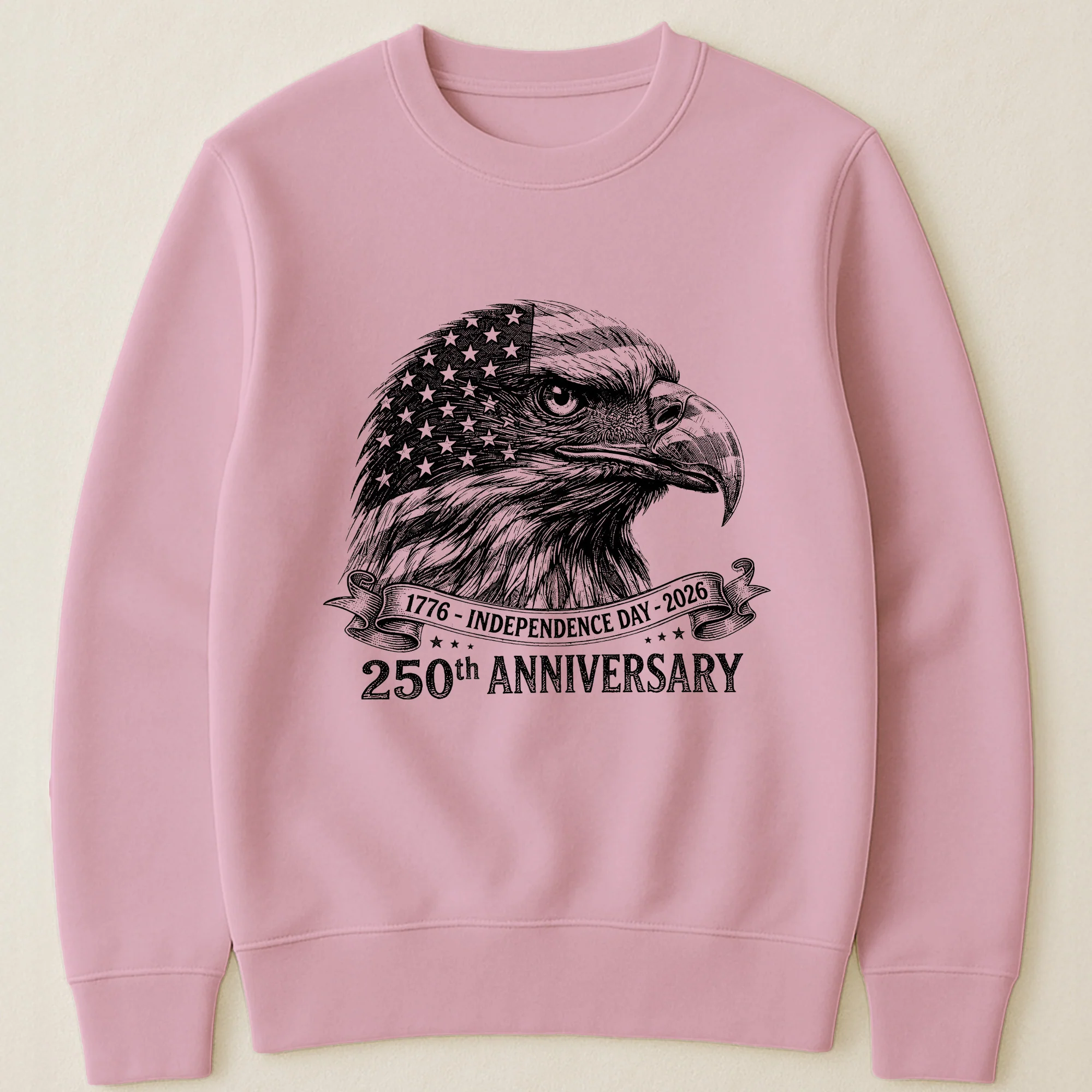Bald Eagle Usa 250Th Anniversary Monochrome - Shirt - Image 25