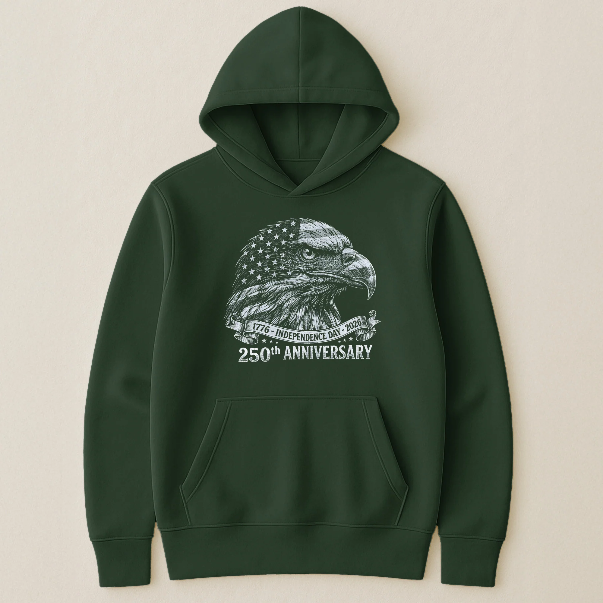 Bald Eagle Usa 250Th Anniversary Monochrome - Shirt - Image 31