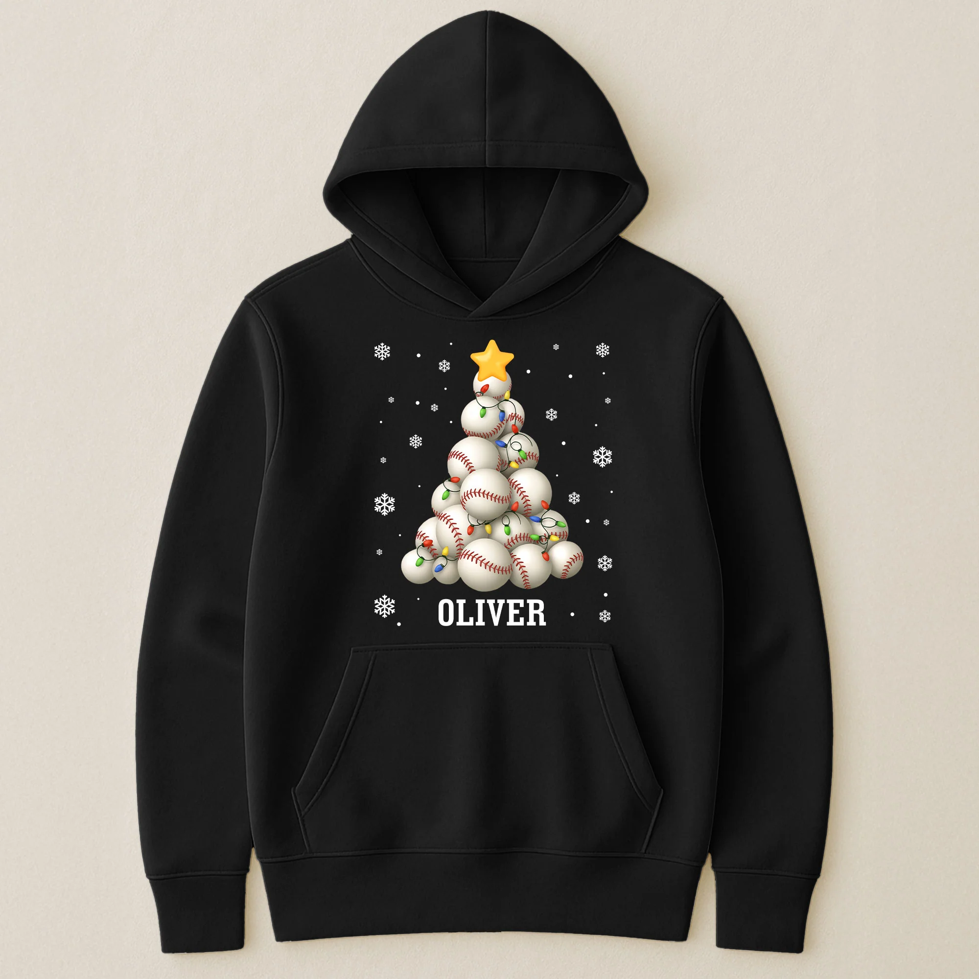 Baseball Christmas Tree - Personalized Shirt - Image 5