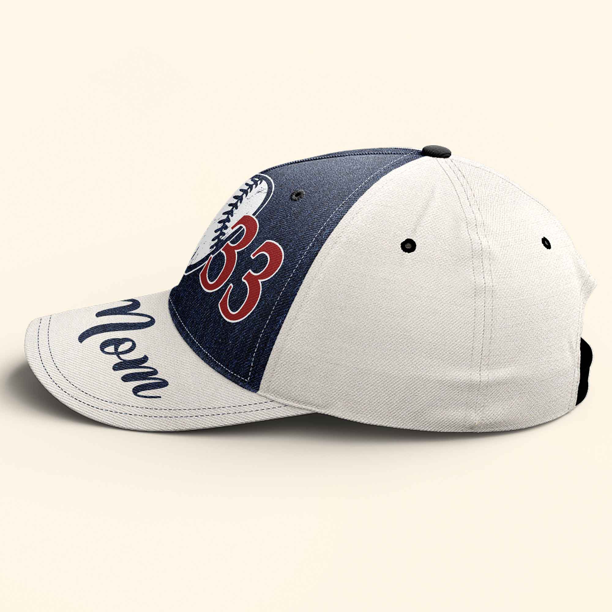 Baseball Mom - Personalized Classic Cap - Image 5