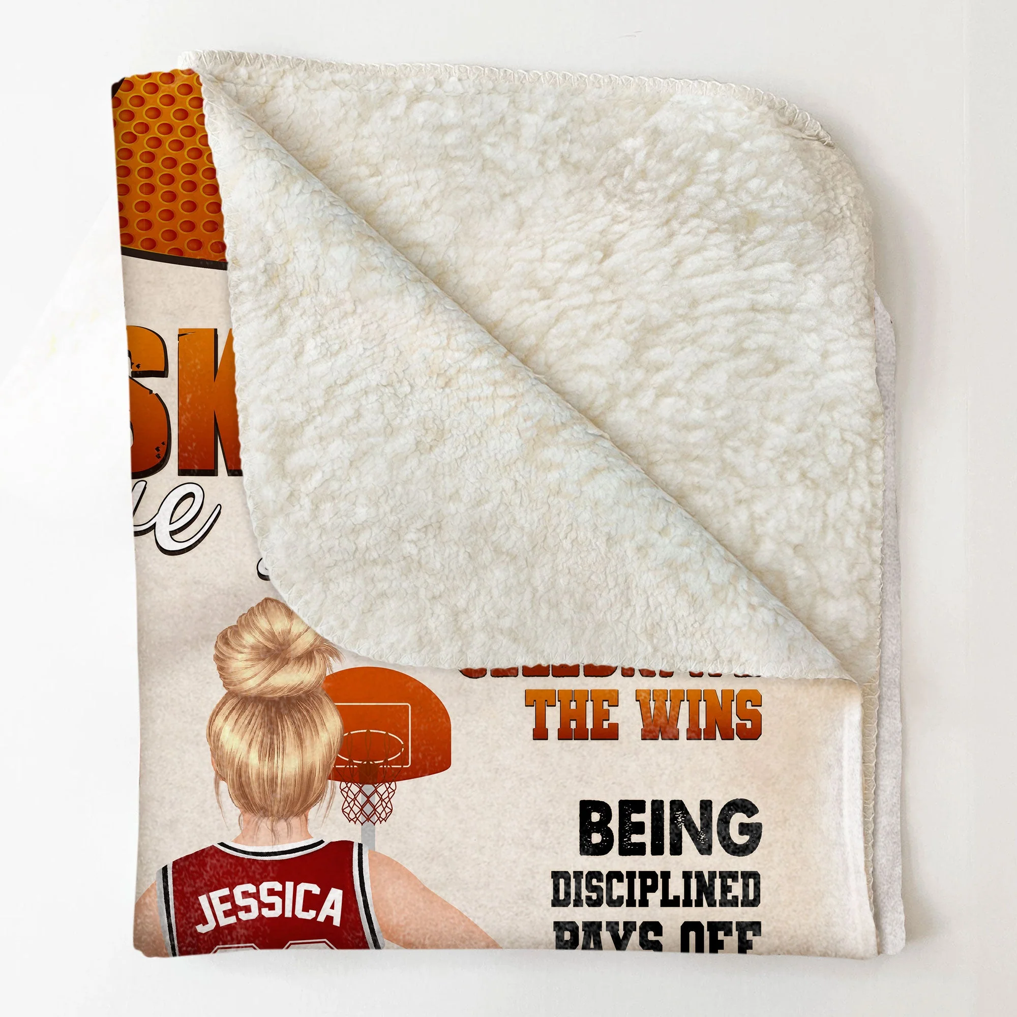 Basketball Life Lessons - Personalized Blanket - Birthday Gift For Basketball Girls, Friends, Daughters, Sisters - Image 4