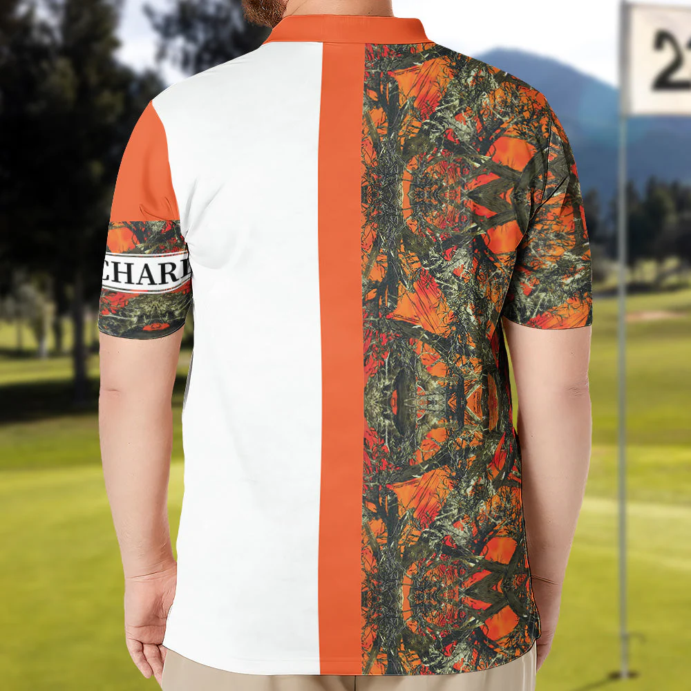 Best Buckin' Dad Ever Hunting Polo Shirt - Custom Polo Shirt - Image 3