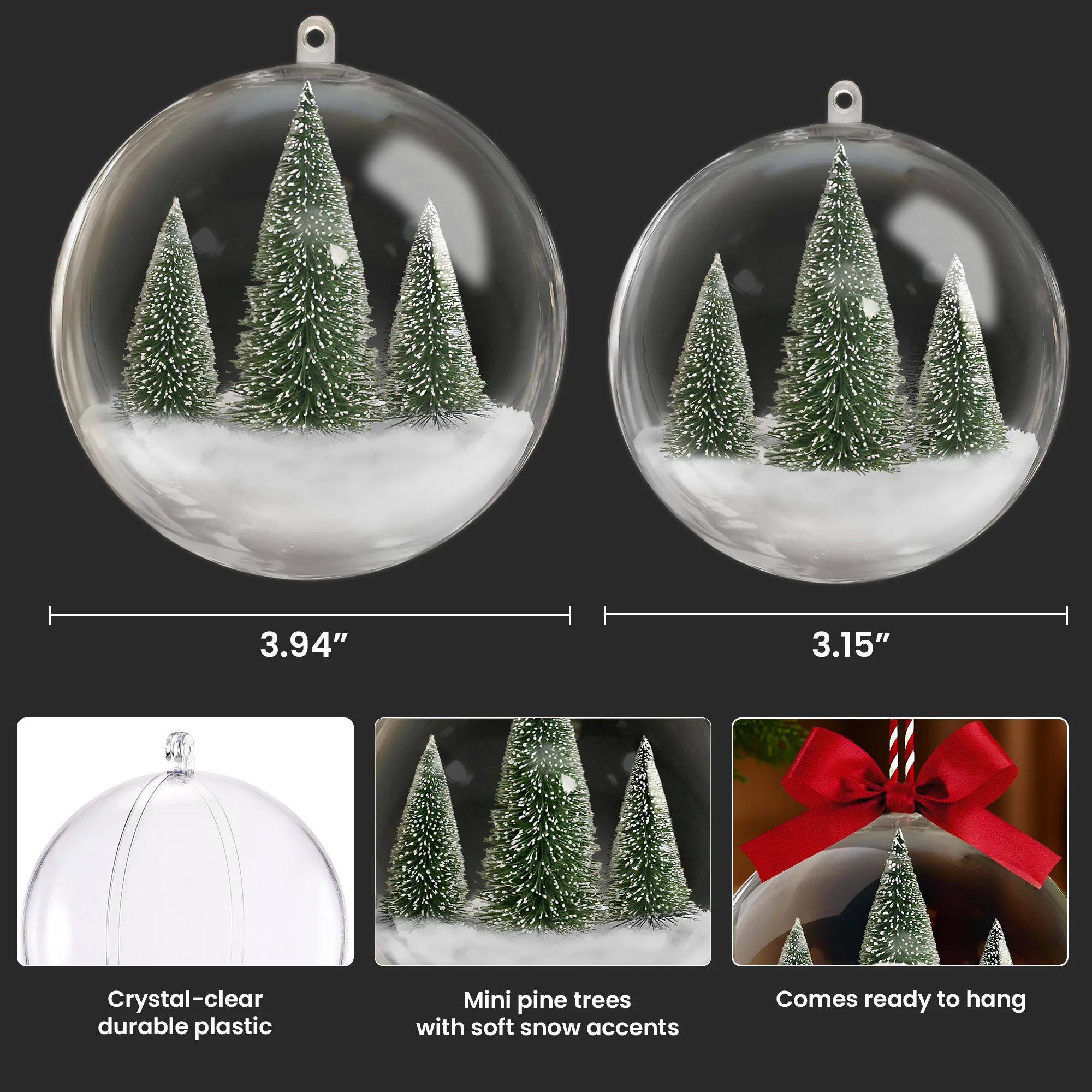 Best Buckin' Papa Ever - Personalized Christmas Ball Photo Ornament - Image 5