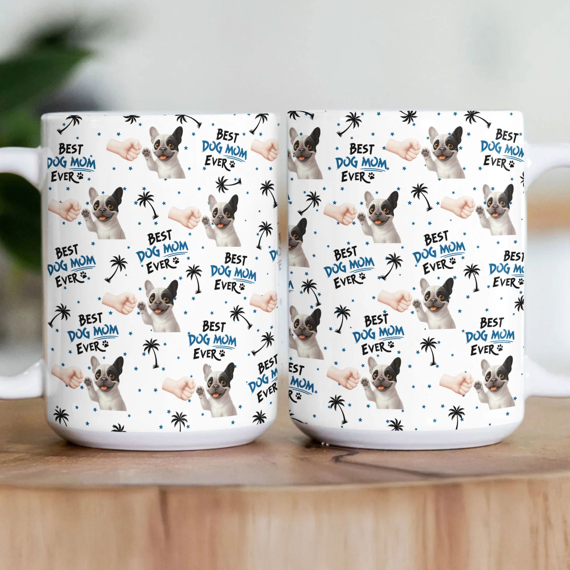 Best Cat Dad, Dog Mom Ever - New Version - Personalized Mug - Image 3