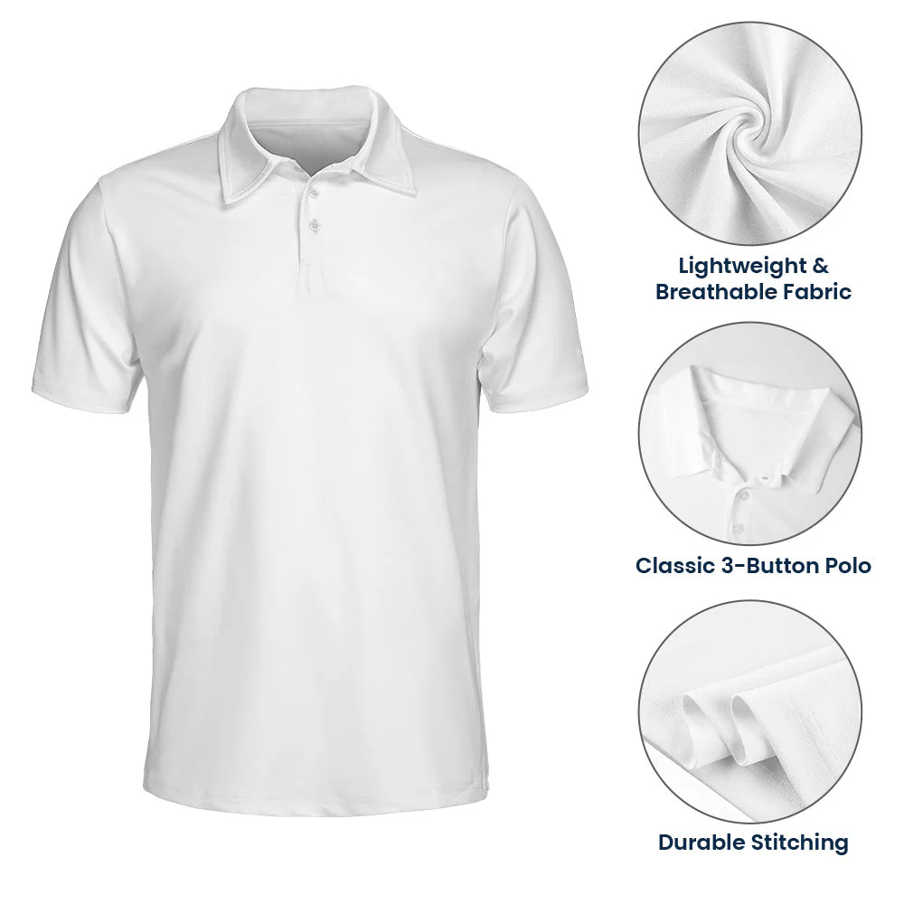 Best Dad Ever Custom Cute Kid Face Father's Day Gift For Dad, Husband, Grandpa - Personalized Polo Shirt - Image 6