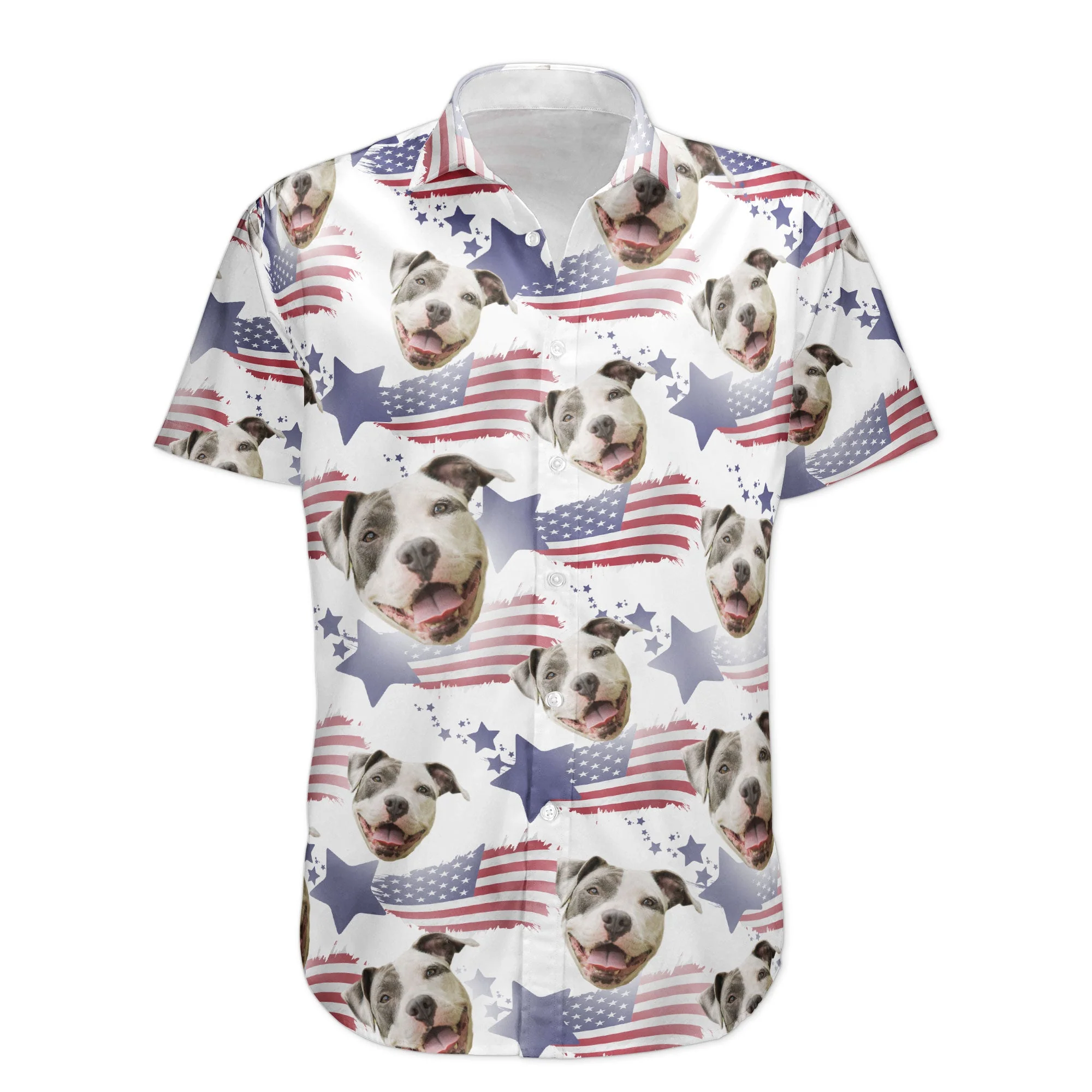 Best Dog Dad - Personalized Hawaiian Shirt - Image 3