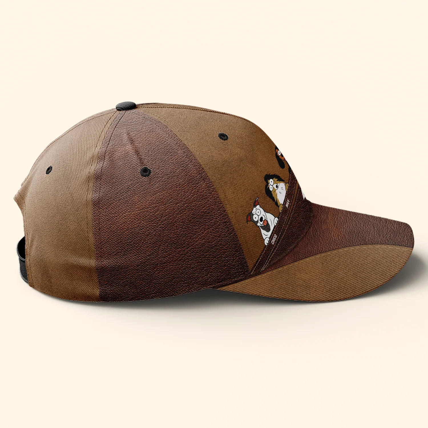 Best Dog Mom Ever - Personalized Classic Cap - Image 2
