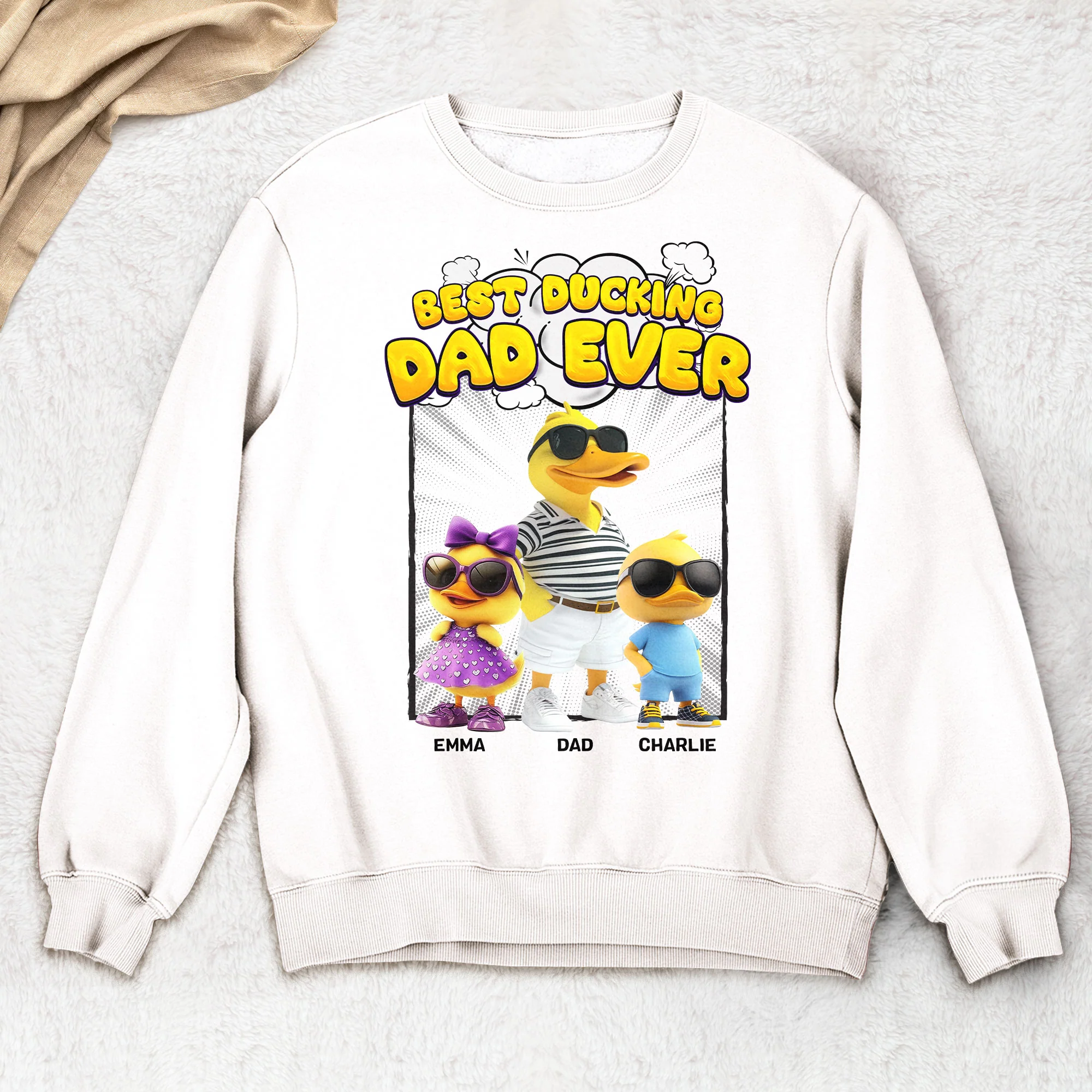 Best Ducking Dad Ever - Personalized Shirt - Image 3