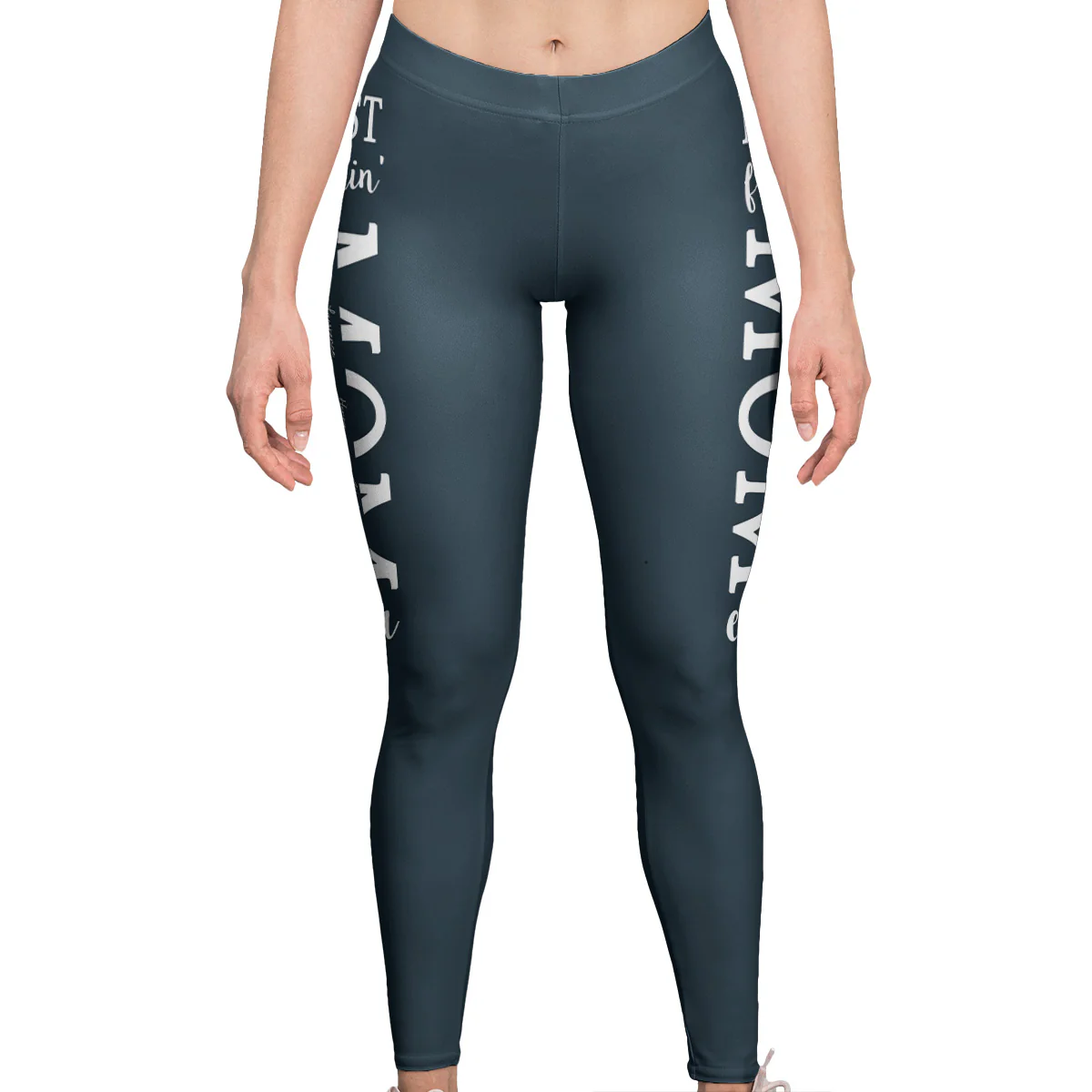 Best Freakin' Mom Ever - Custom With Kids' Names - Personalized Leggings - Image 5